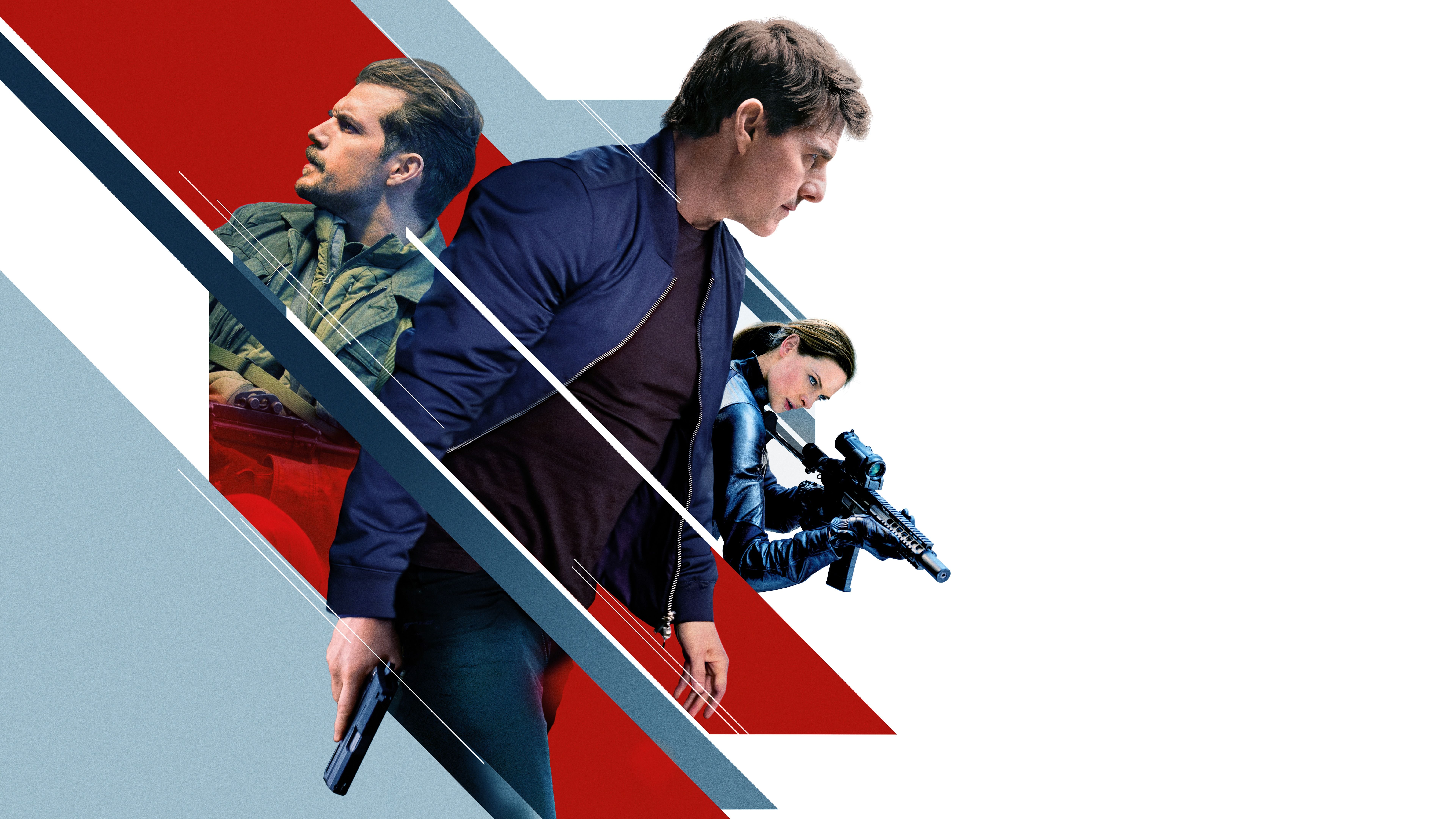 Mission: Impossible Tom Cruise Henry Cavill Rebecca Ferguson 8K