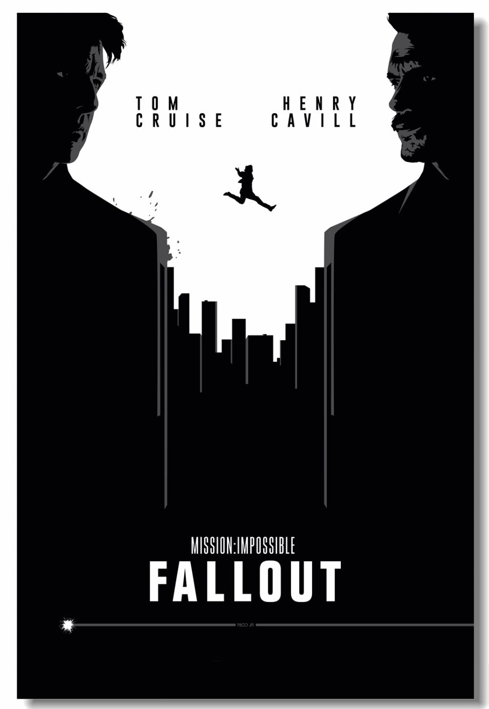 Custom Canvas Wall Decoration Art Mission Impossible Poster Mission Impossible Fallout Wall Stickers Tom Cruise Wallpaper #. Wall Stickers