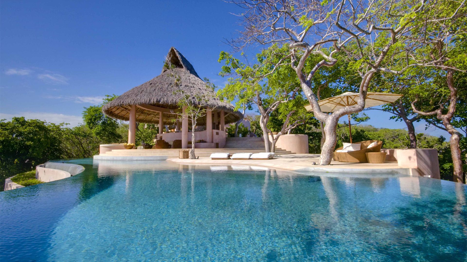 Luxury Resort Swimming Pool HD Wallpaperx1080