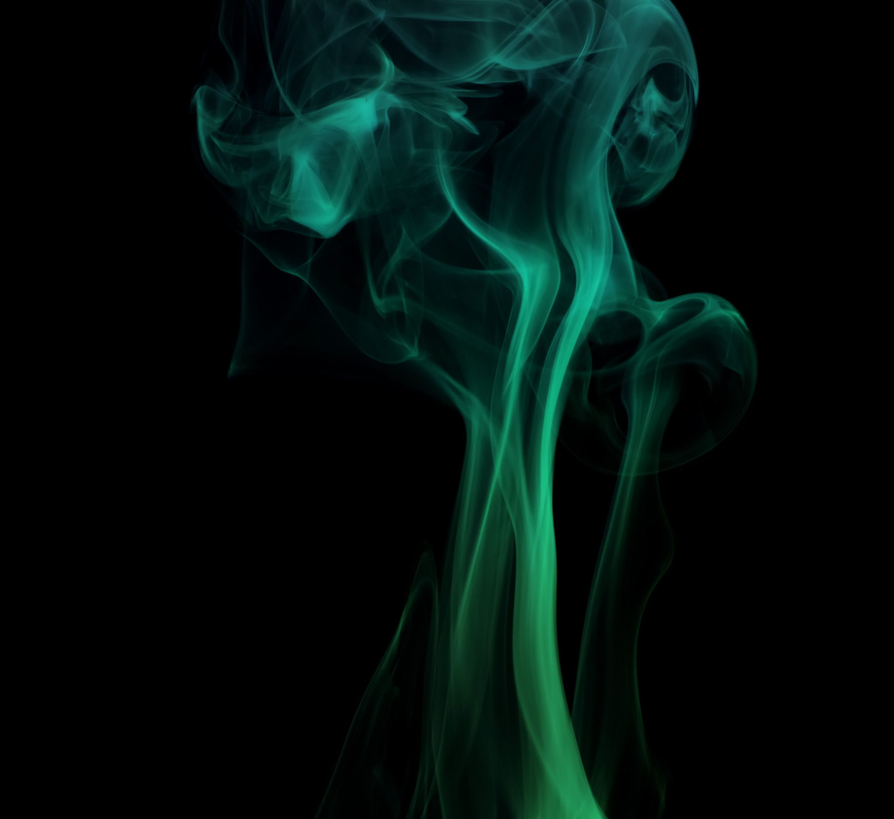 Dark Green Smoke Wallpaper