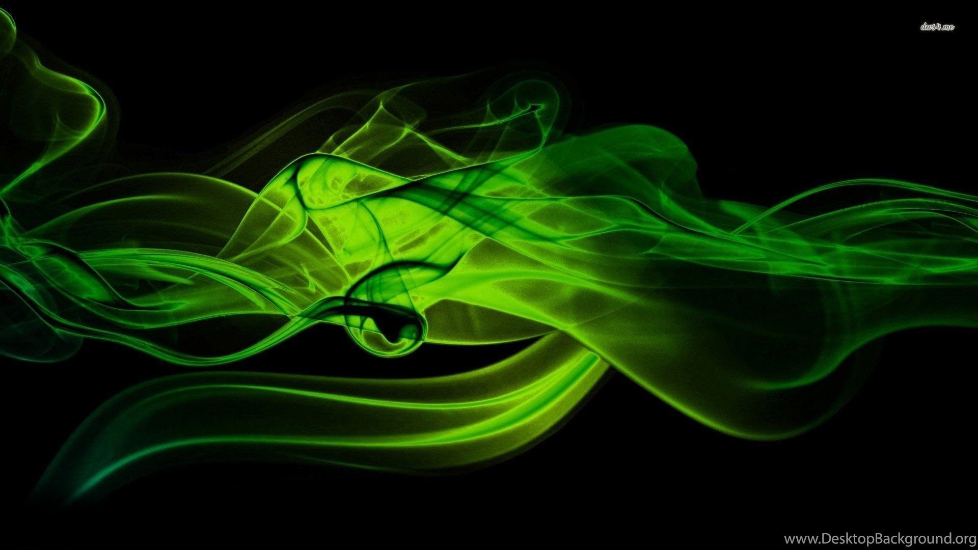 Green Smoke Wallpaper Abstract Wallpaper Desktop Background