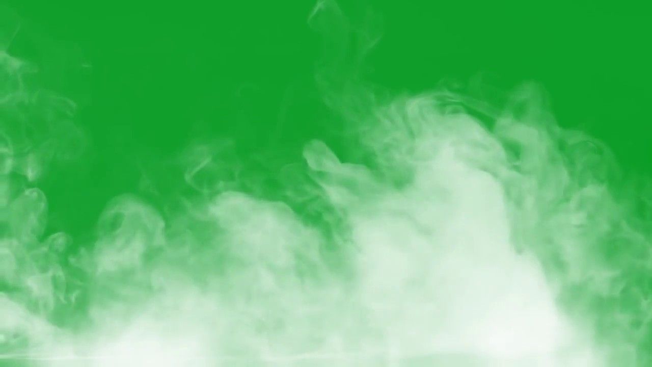 Smoke Green Screen Background HD