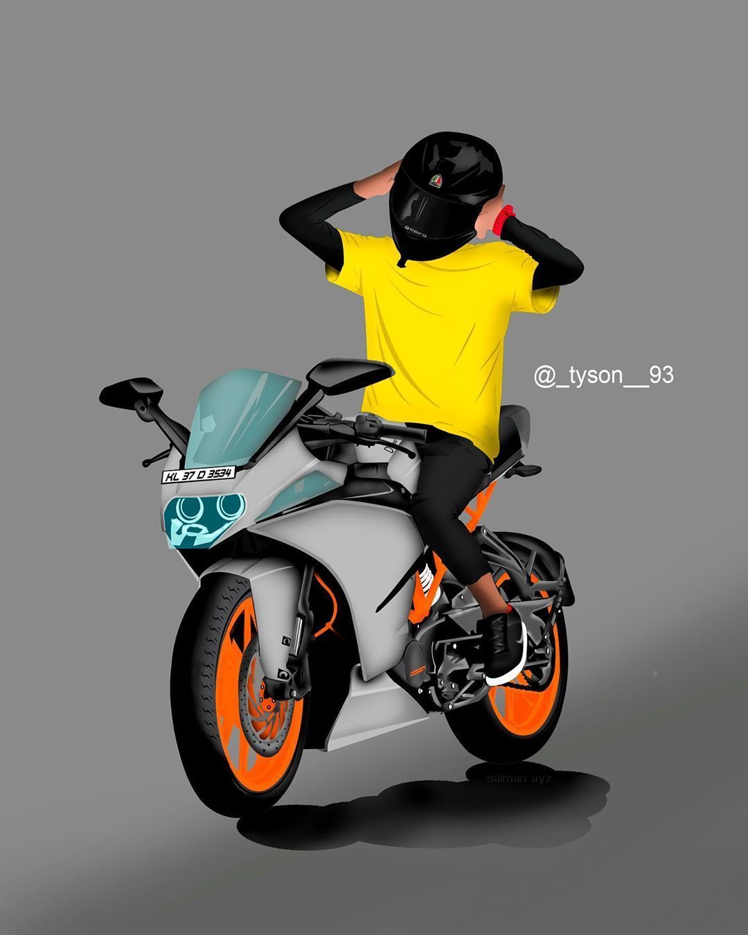 KTM Cartoon Wallpapers Wallpaper Cave