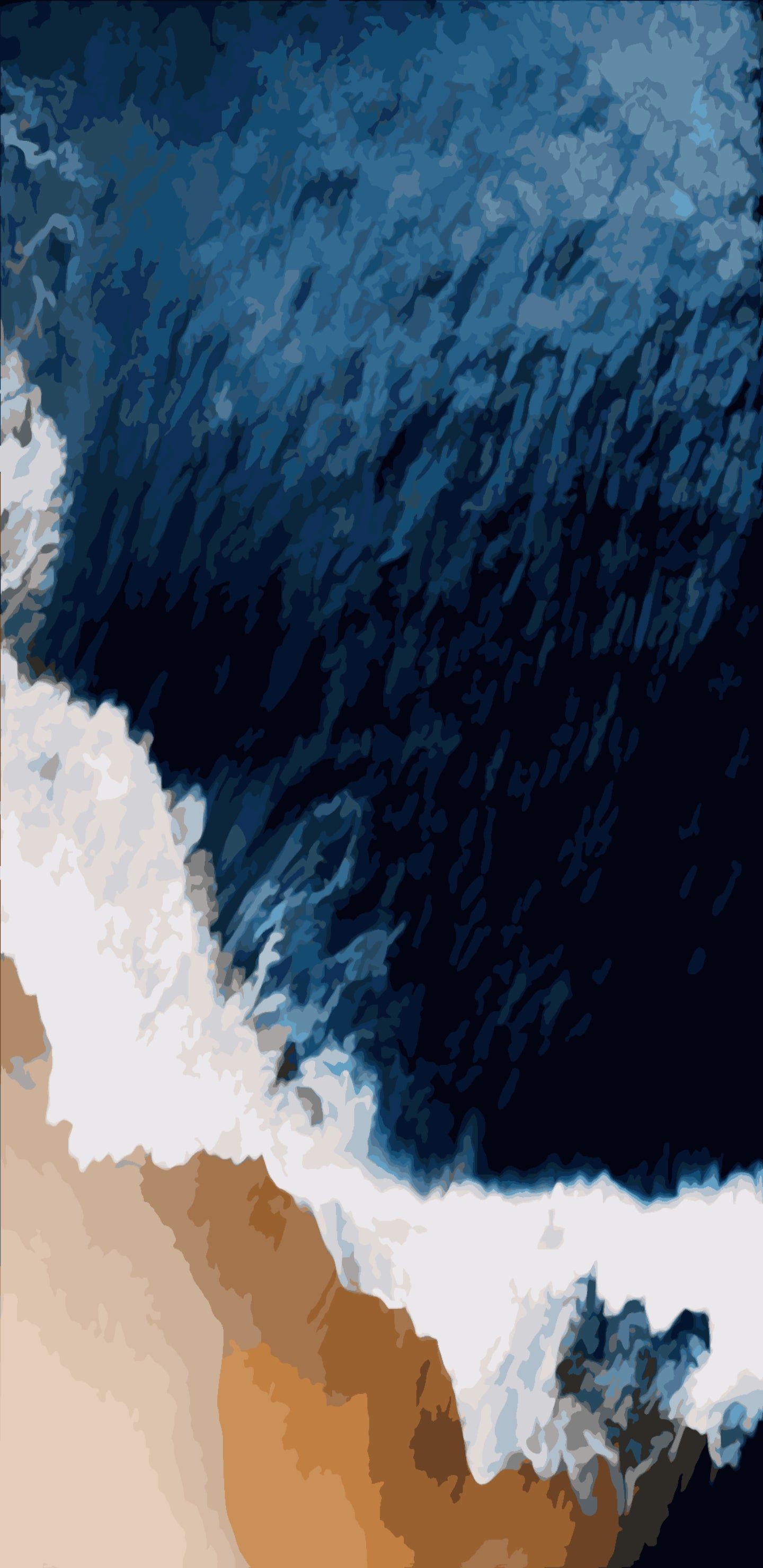 O.C Vector Beach Mobile [1440x2960]. iPhone X Wallpaper X Wallpaper HD