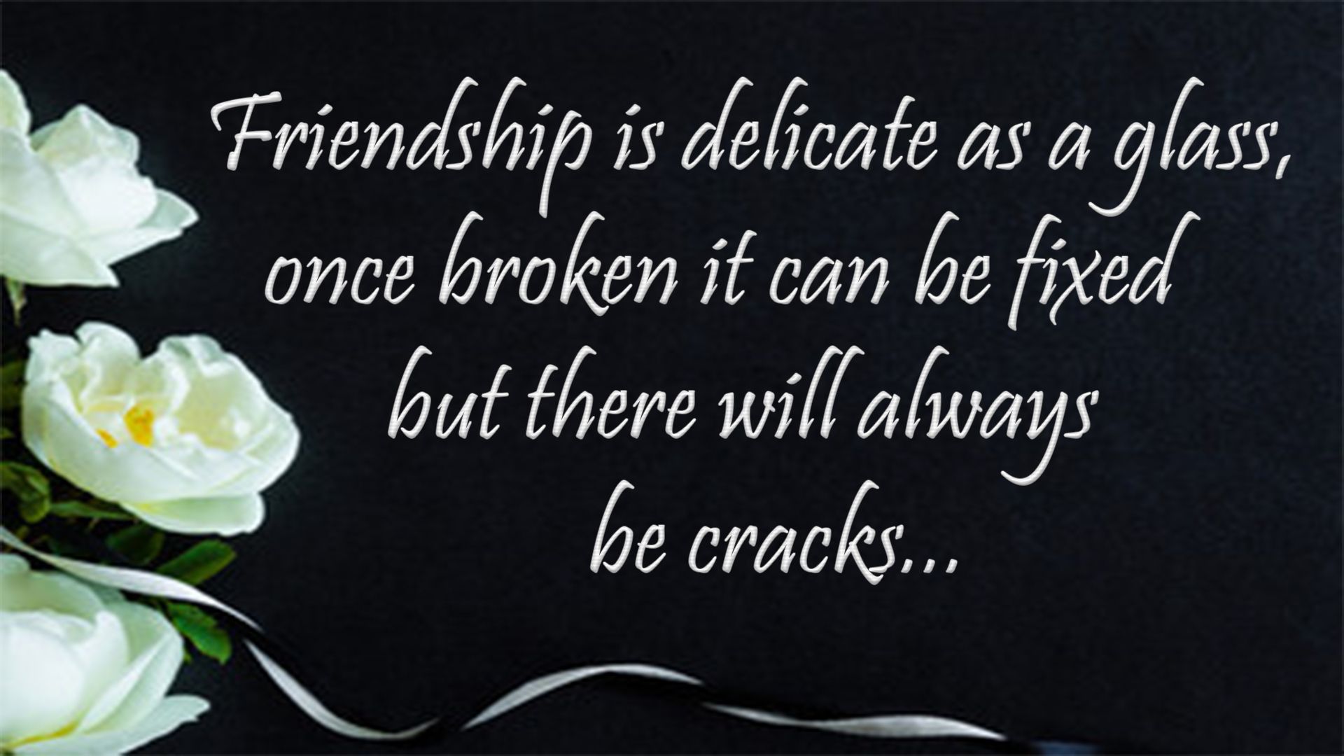 Friend sad broken friendship quotes in