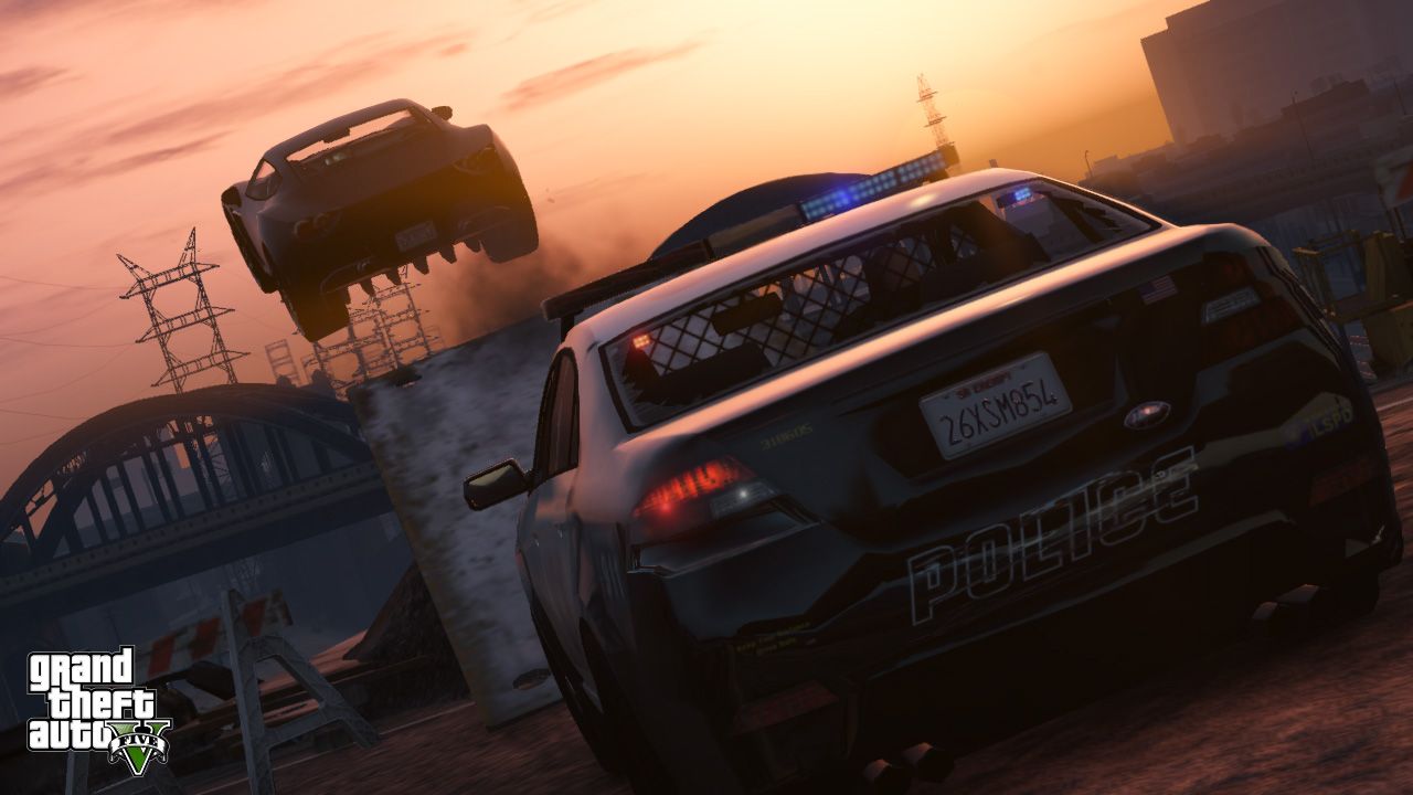 Police Car Race In Gta 5 Gameplay 5 Police Wallpaper & Background Download