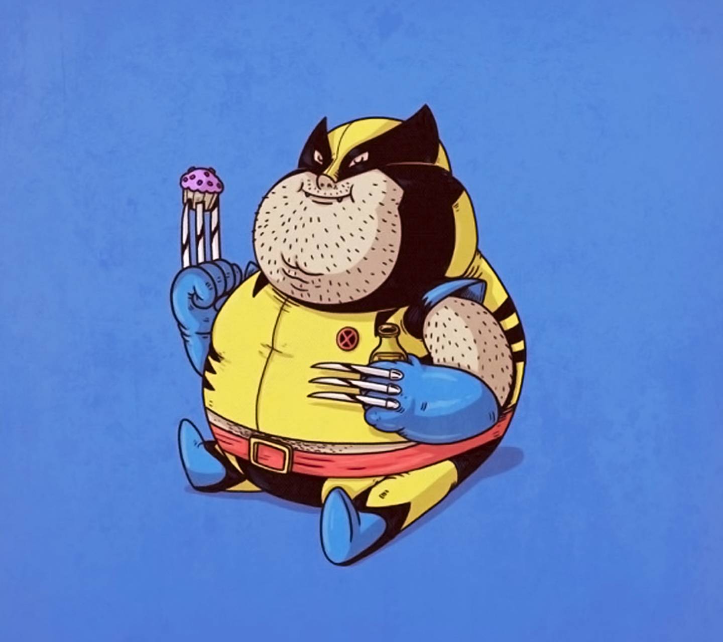 Wolverine Fat wallpaper
