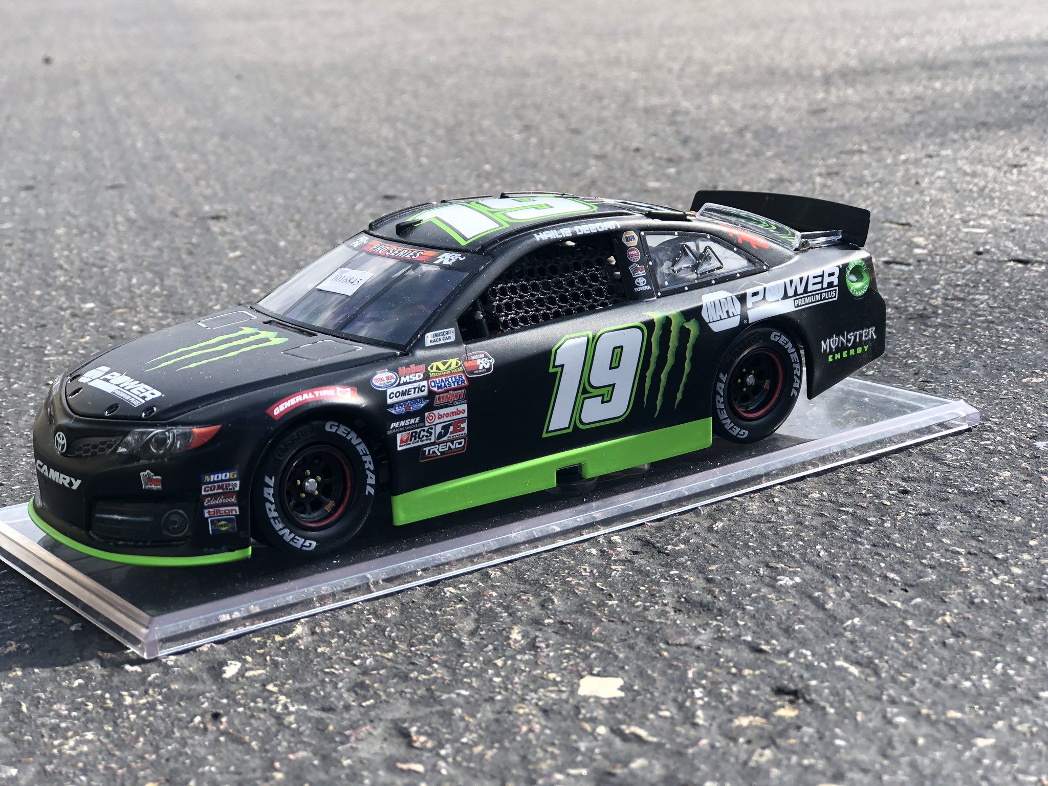 Hailie Deegan Monster Energy Diecast sample showed up and it's