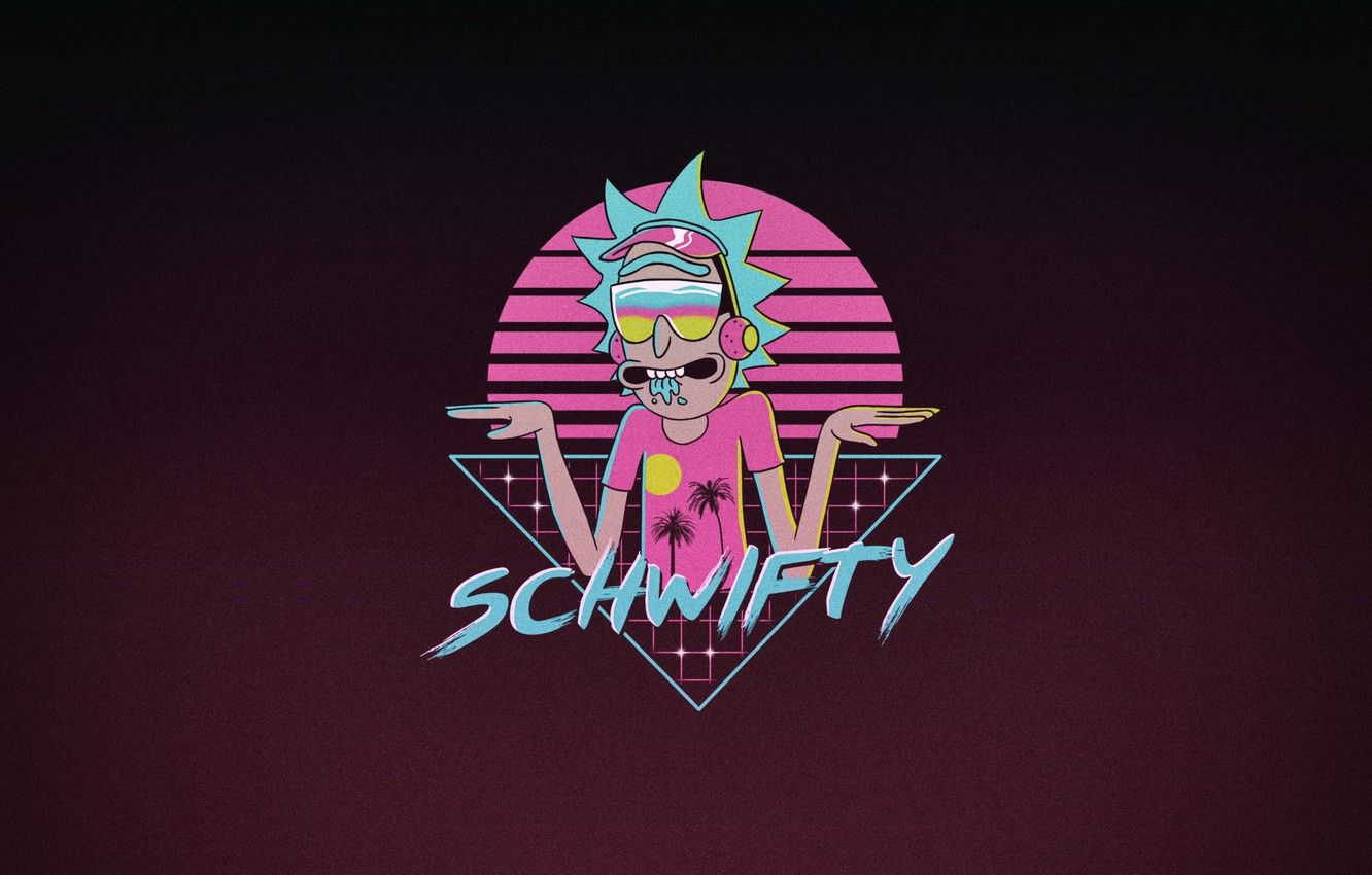 Retro Rick And Morty Wallpaper