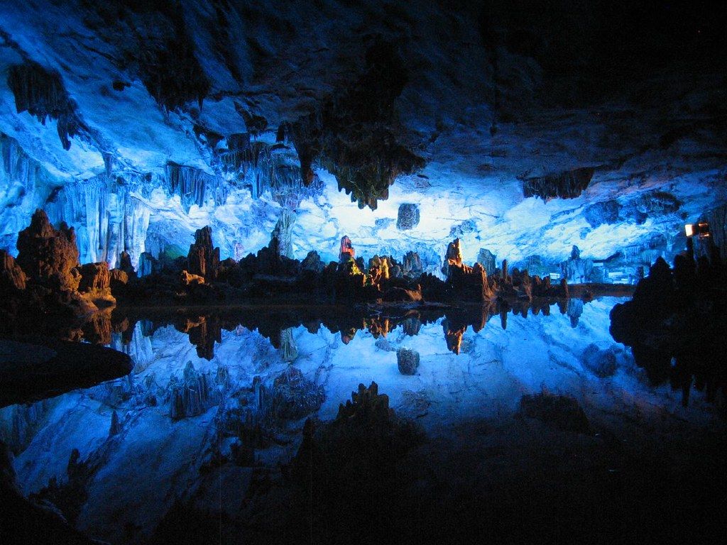 Reed Flute Cave, Guilin, China. Reed Flute Cave in Guilin