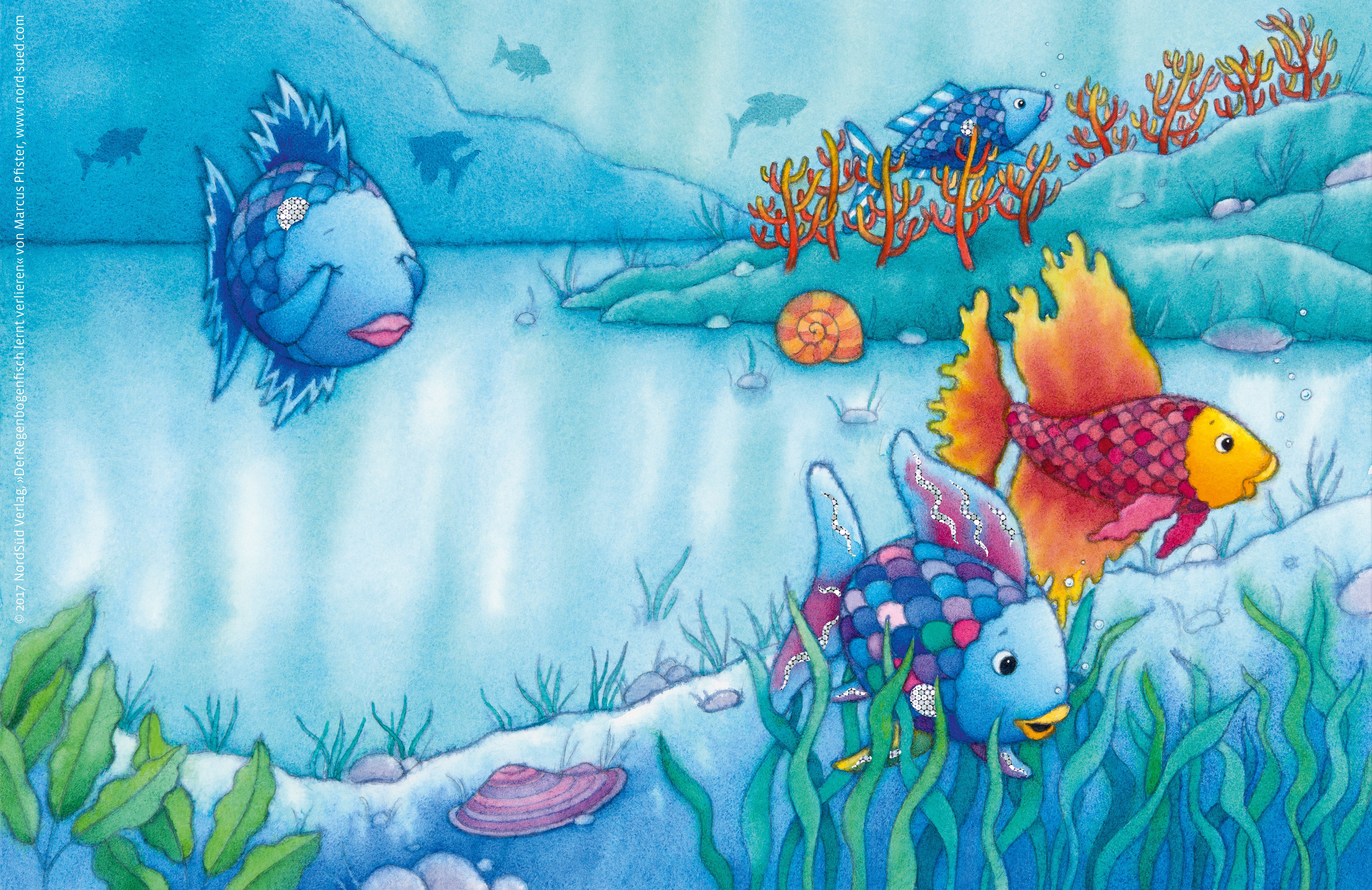 Wallpaper Rainbow Fish