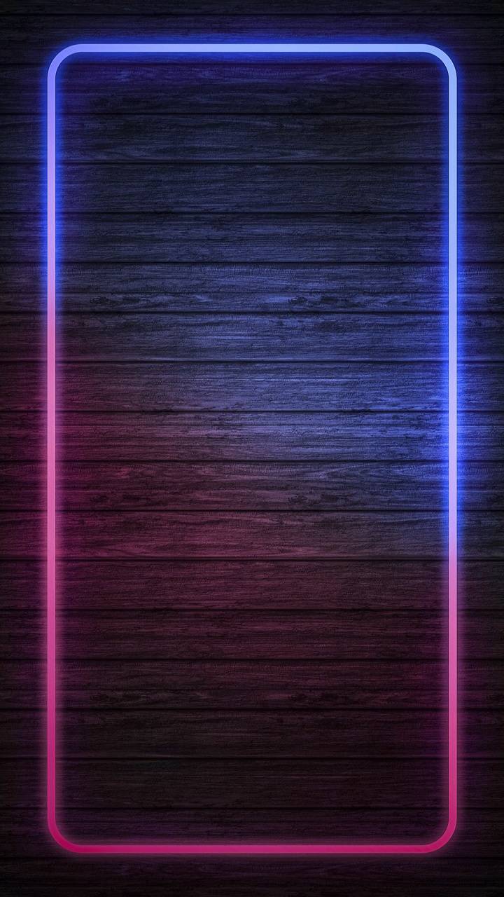 Neon frame wallpaper