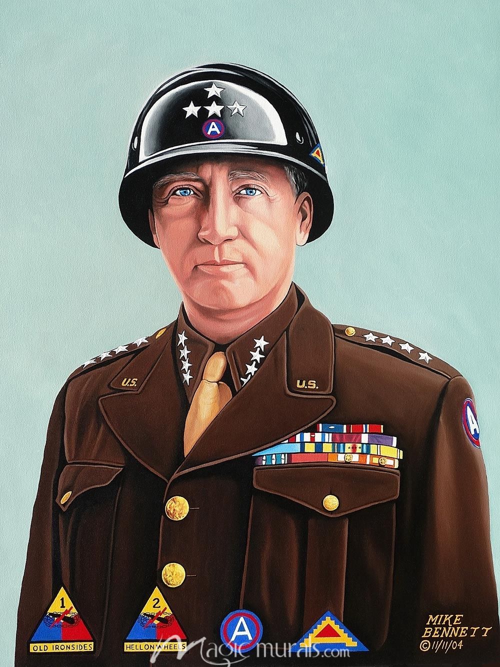 General George S. Patton Wallpaper Mural