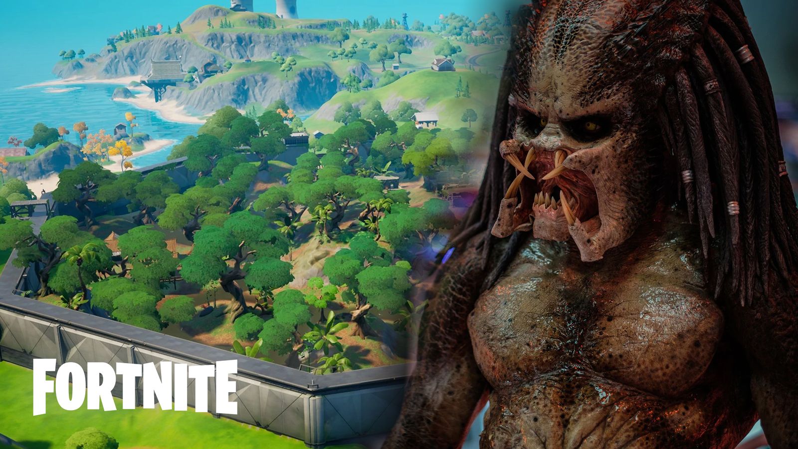 Fortnite teasing new Predator crossover at Stealthy Stronghold