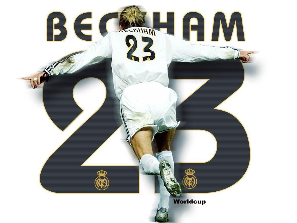 Spirit Players: David Beckham Real Madrid Wallpaper
