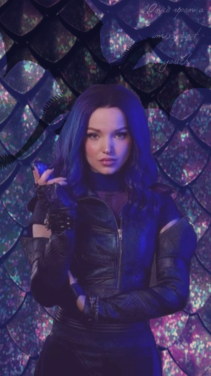 Descendants' Mal Wallpaper Screensaver For Cellphone #Descendants #DisneyChannel. Decendants, Disney Descendants, Disney Descendants 3