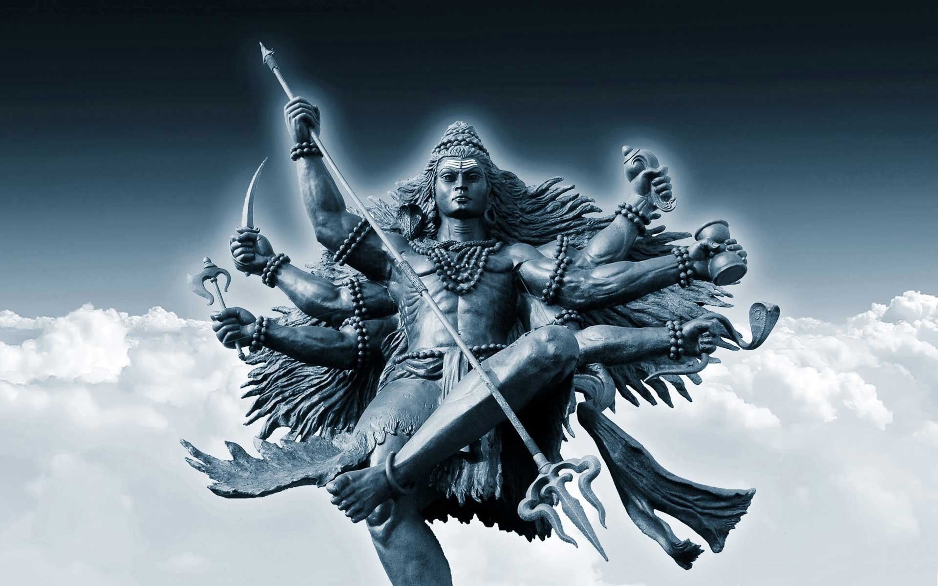 God Lord Shiva Tandav Statue Most Beautiful Wallpaper