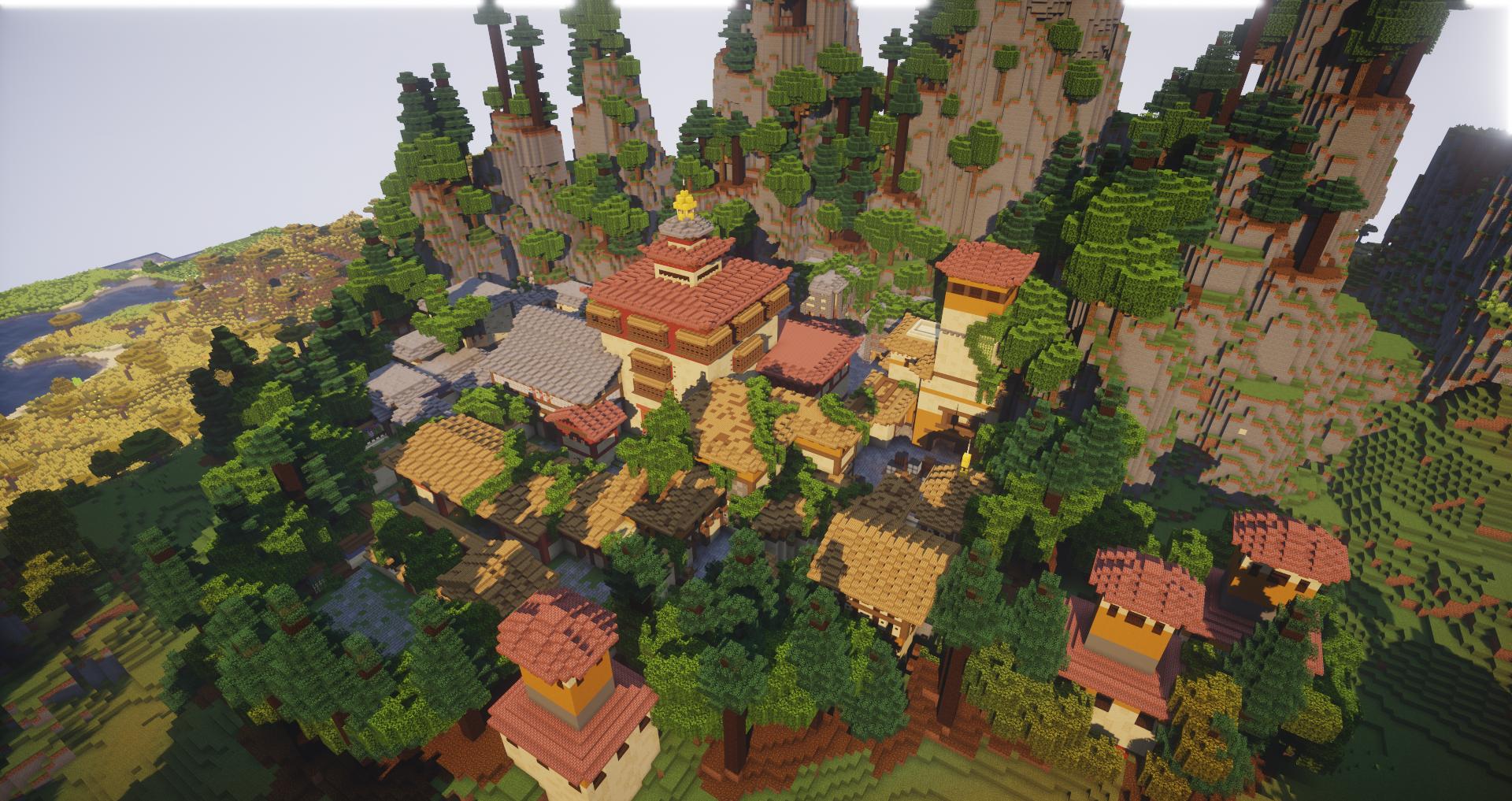 Valorant map Haven in Minecraft
