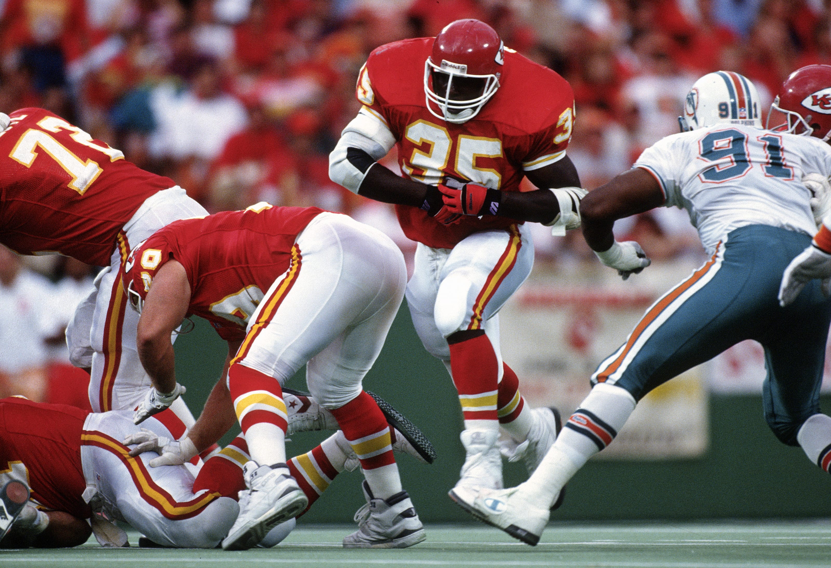 The Kansas City Chiefs - The Nigerian Nightmare, aka Christian Okoye. #TBT