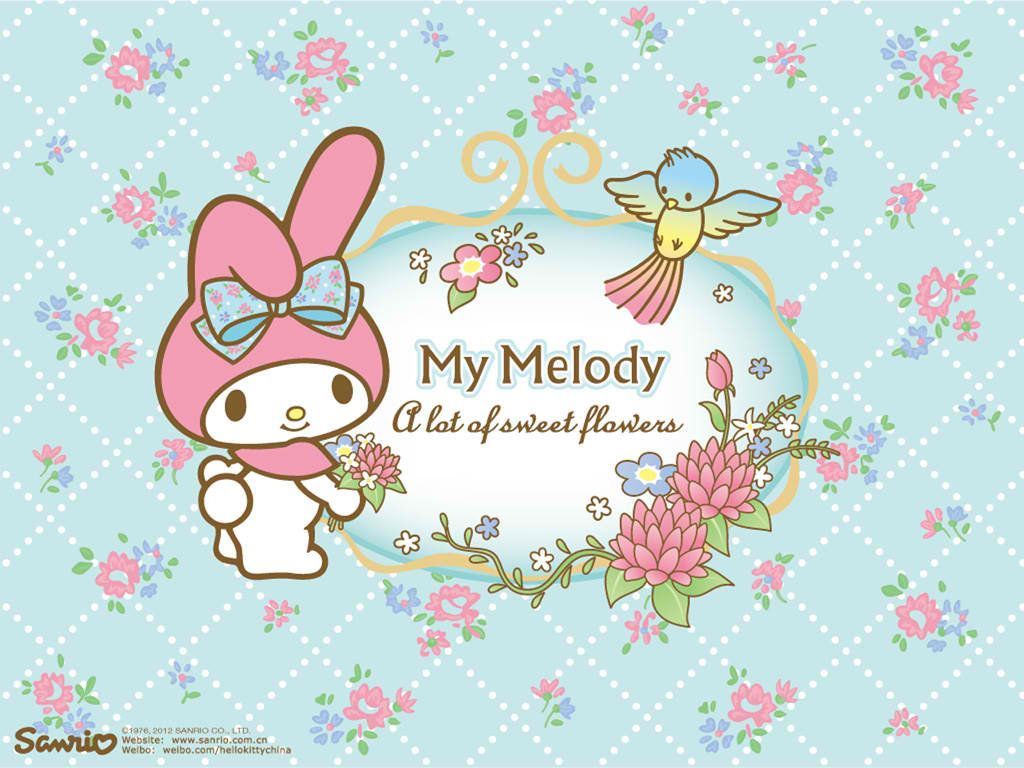 Melody Sanrio Background HD Wallpaper