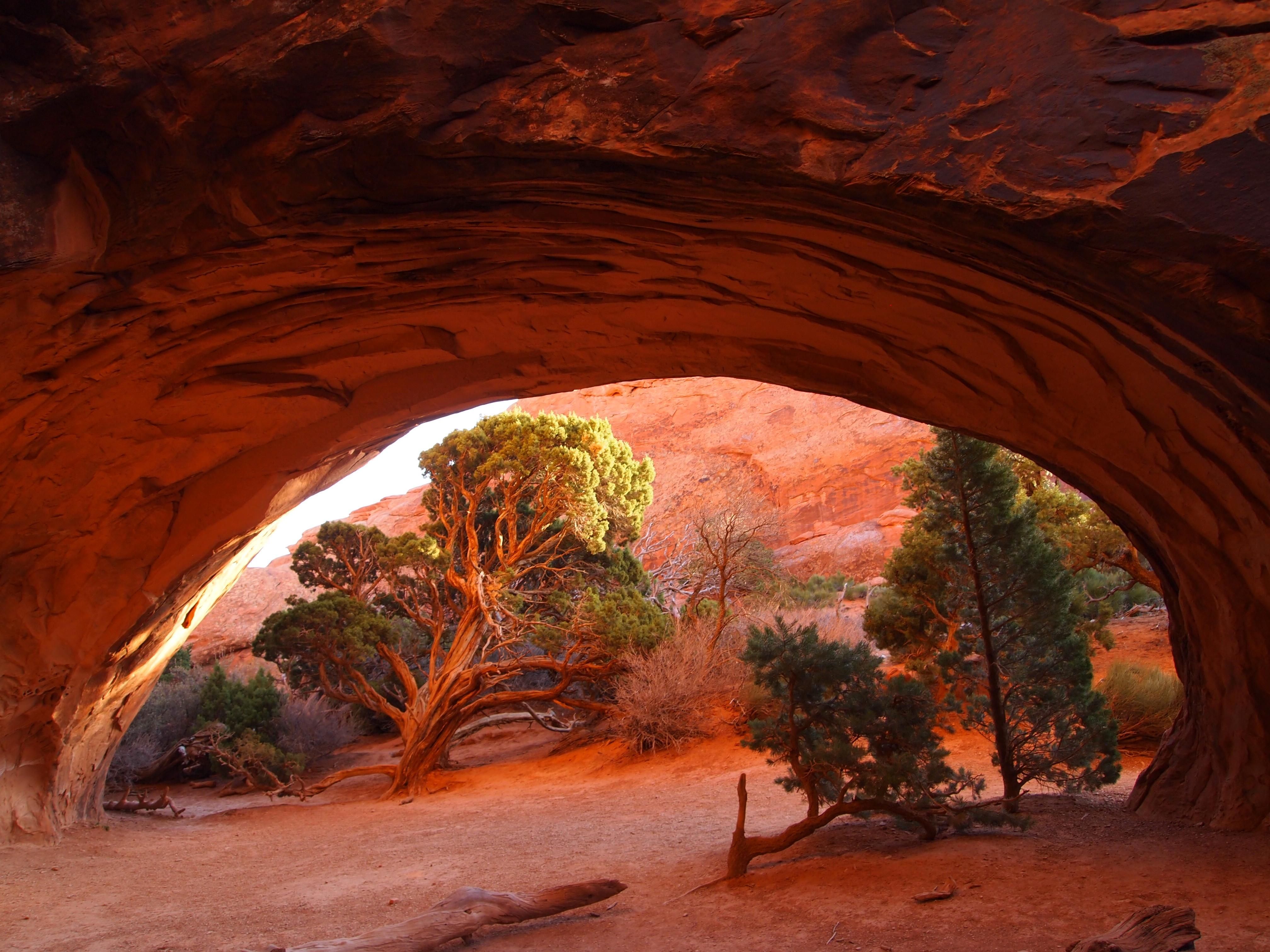 Porthole view of a magical landscape - Navajo Arch Arches National Park UT (OC) [4032x3024] -Please check the we. Arches national park, National parks, Landscape