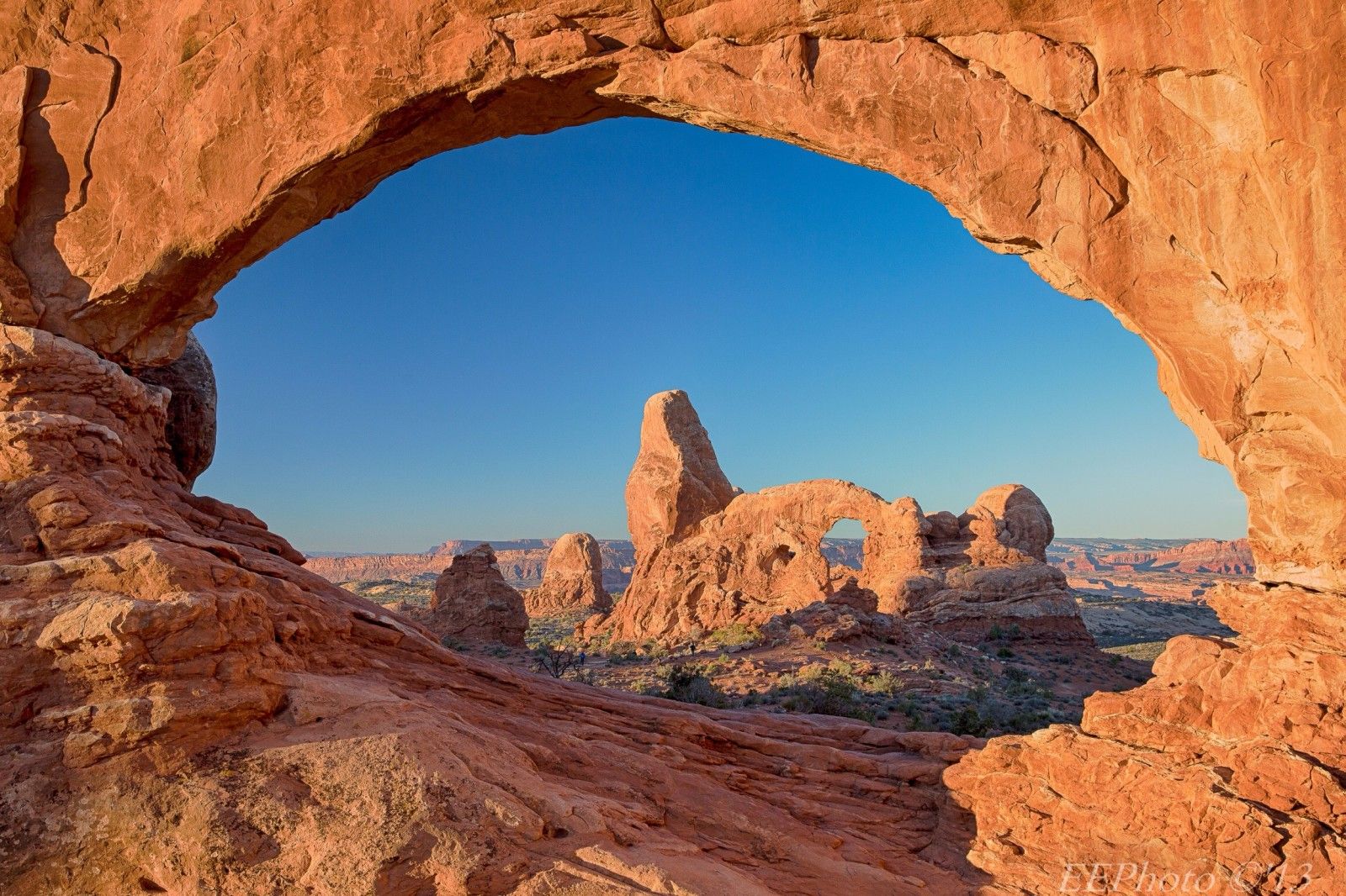 inside navajo arch by robert mckendrick by gallery moab on navajo arch utah wallpapers