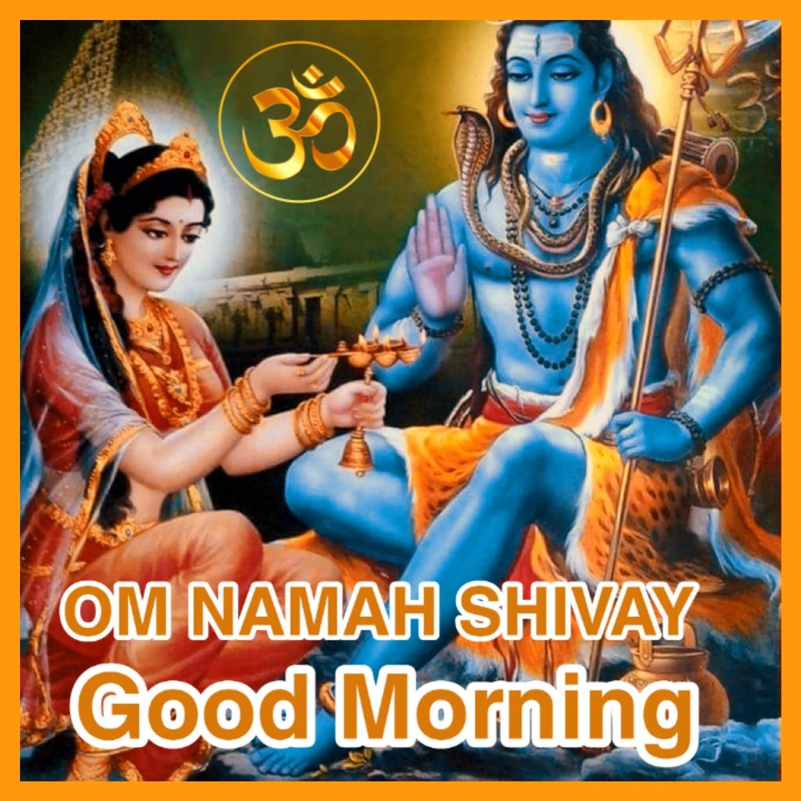 Good morning lord shiva image with shubh somvar picture wallpaper download wishes image