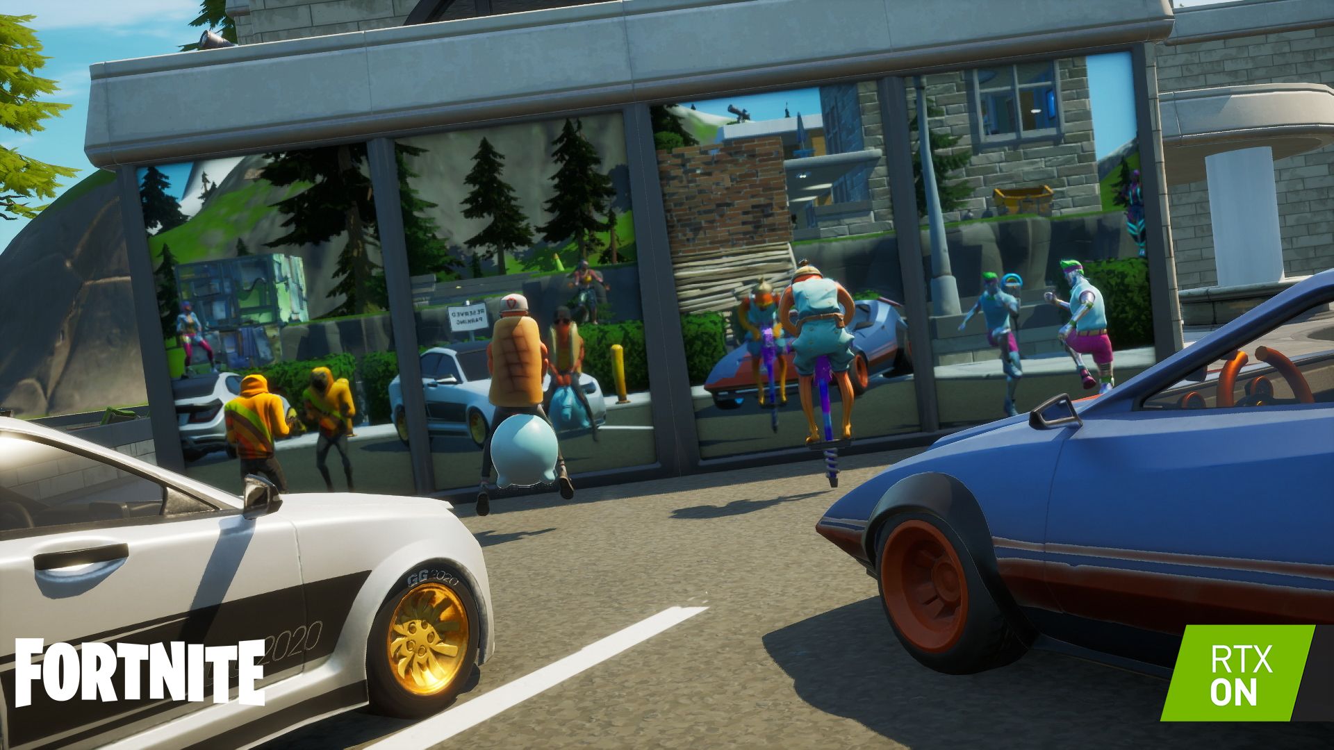 Fortnite RTX Ray Traced Reflections ON OFF Interactive Comparison