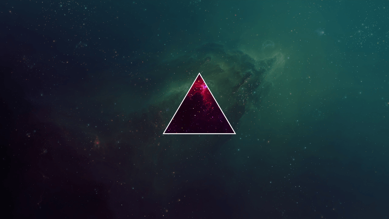 Space Triangle Wallpaper
