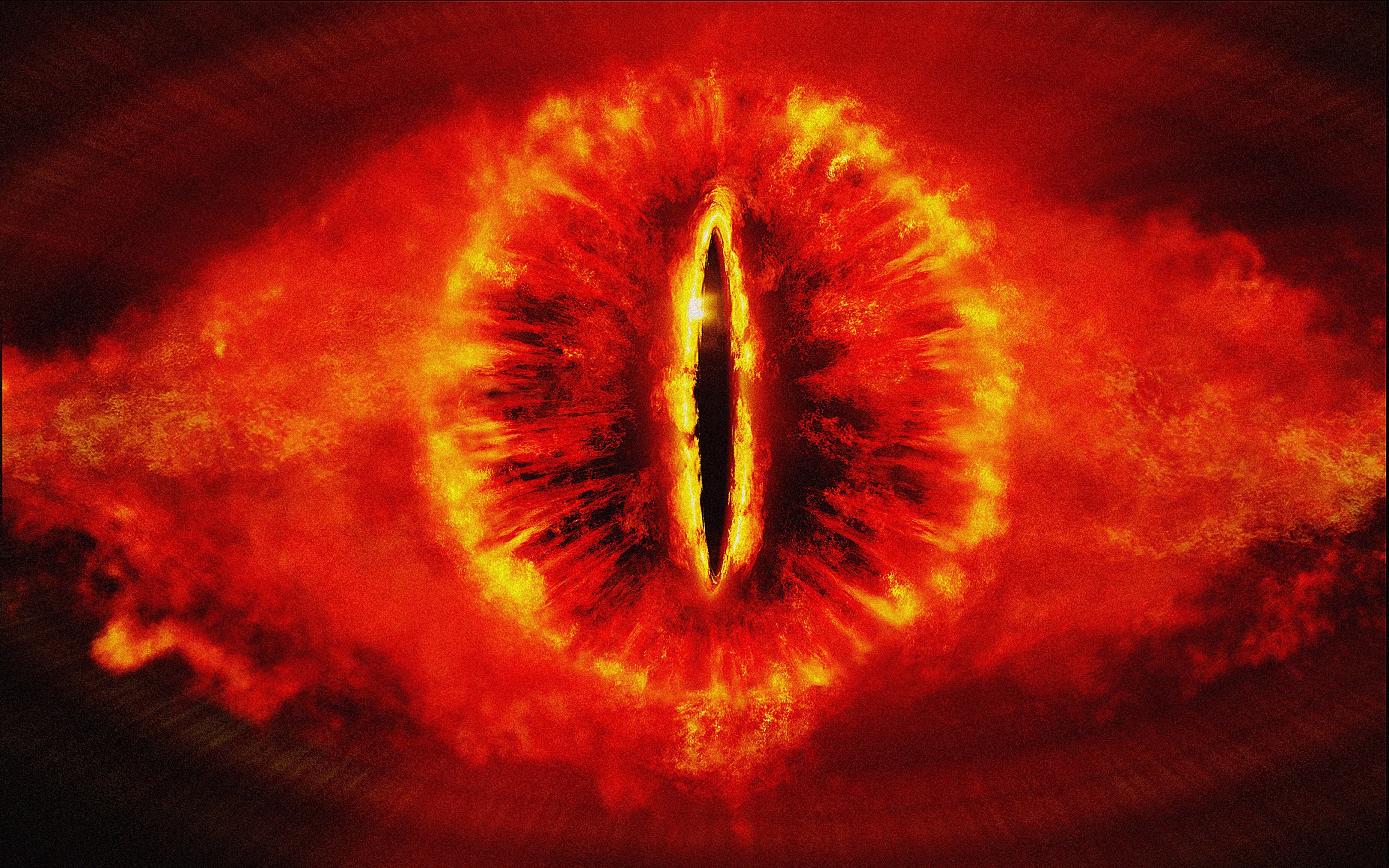 Download Wallpapers eyes, the Lord of the rings, the eye of Sauron.