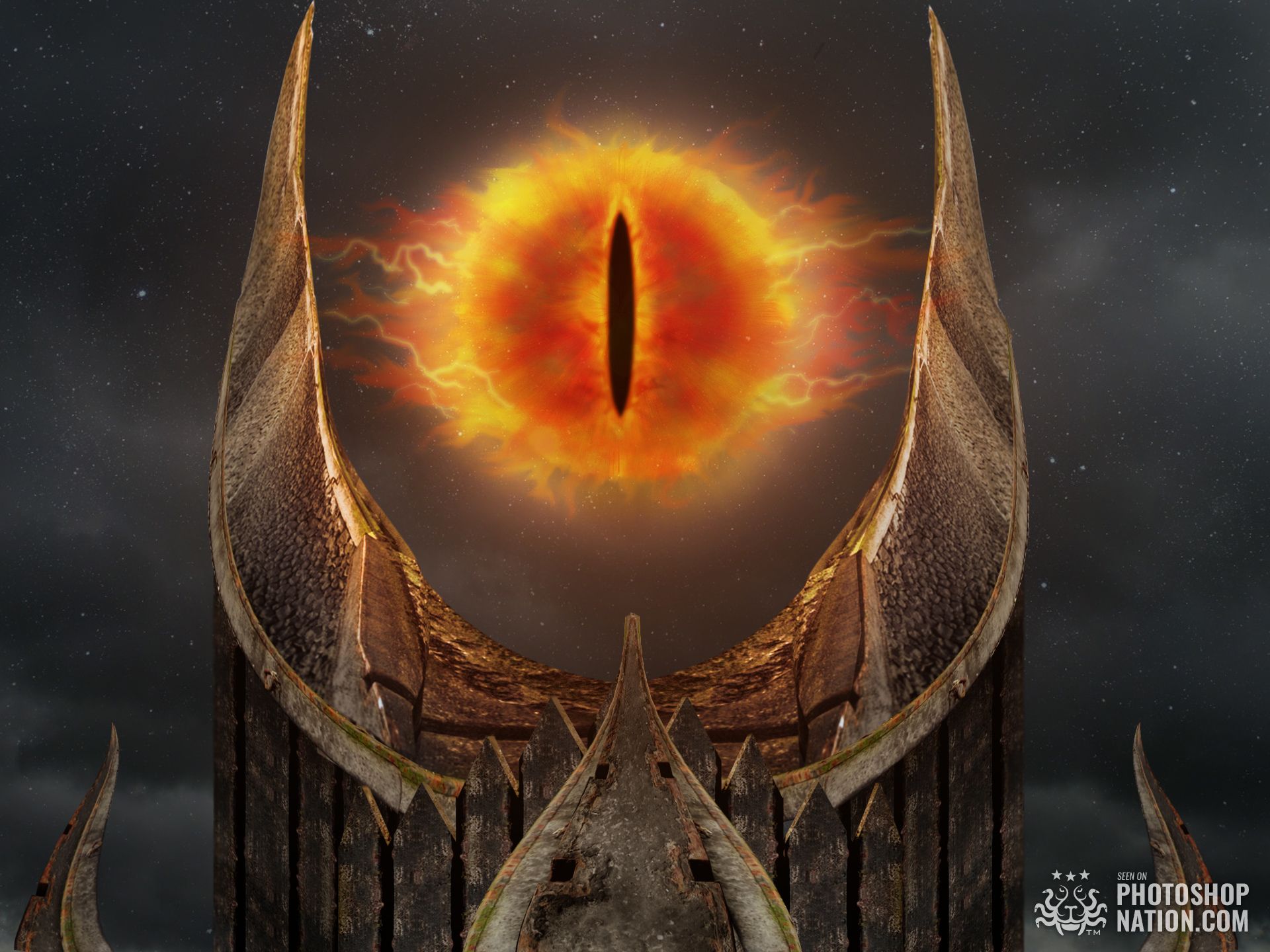 eye of sauron tower wallpaper