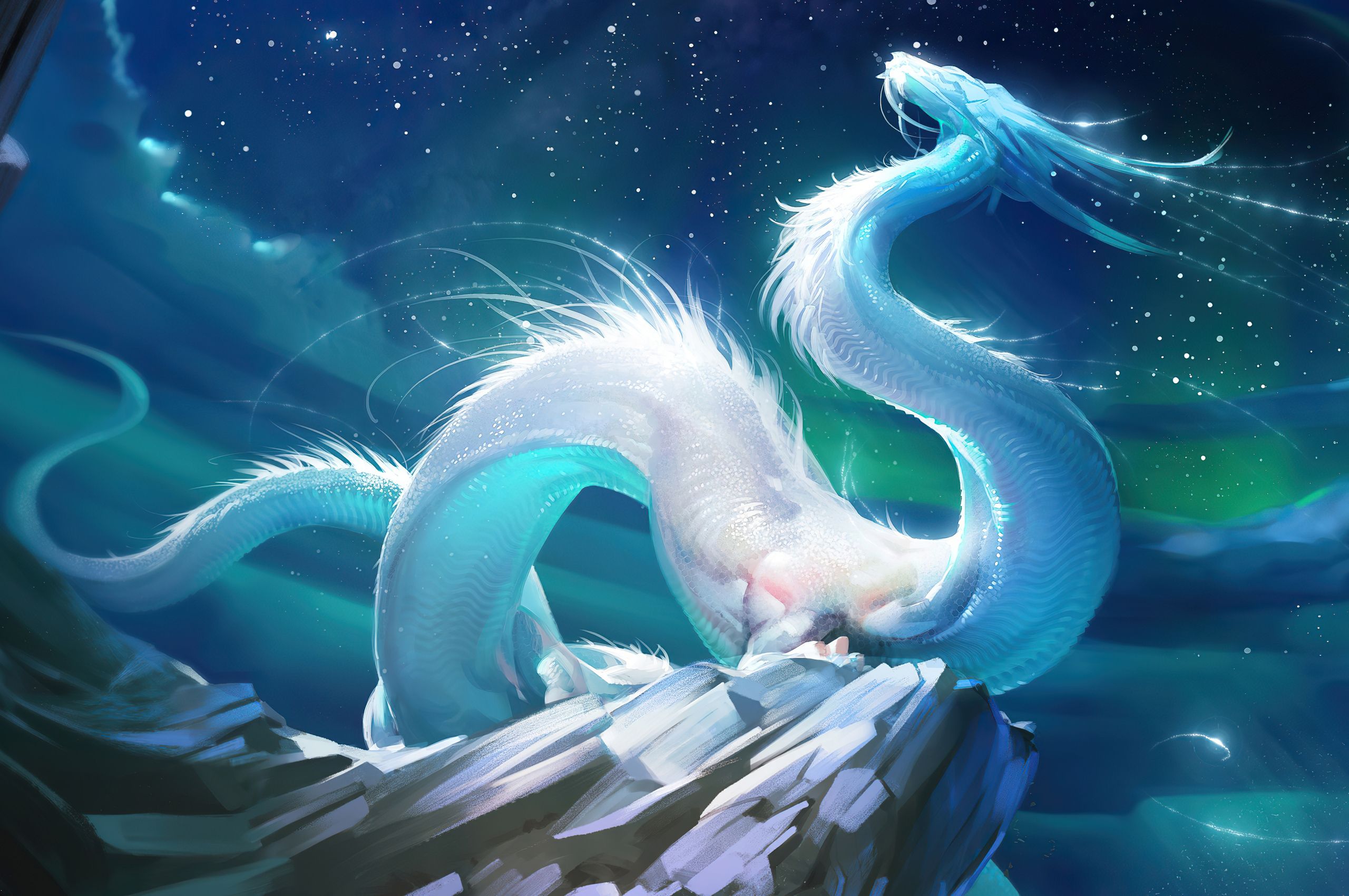 Mythical Dragon Sea Serpent 4k Chromebook Pixel HD 4k Wallpaper, Image, Background, Photo and Picture