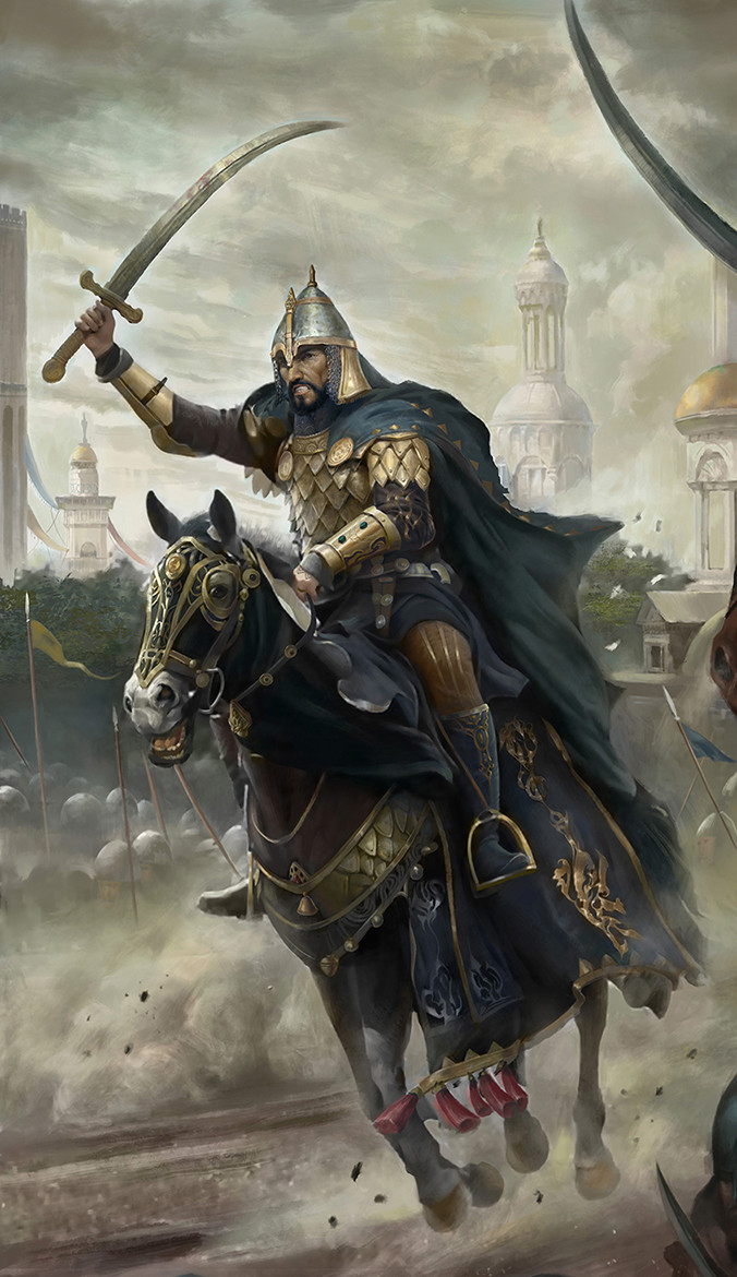 Saladin, HUNTBORN STUDIO. Persian warrior, Islamic artwork, Character art