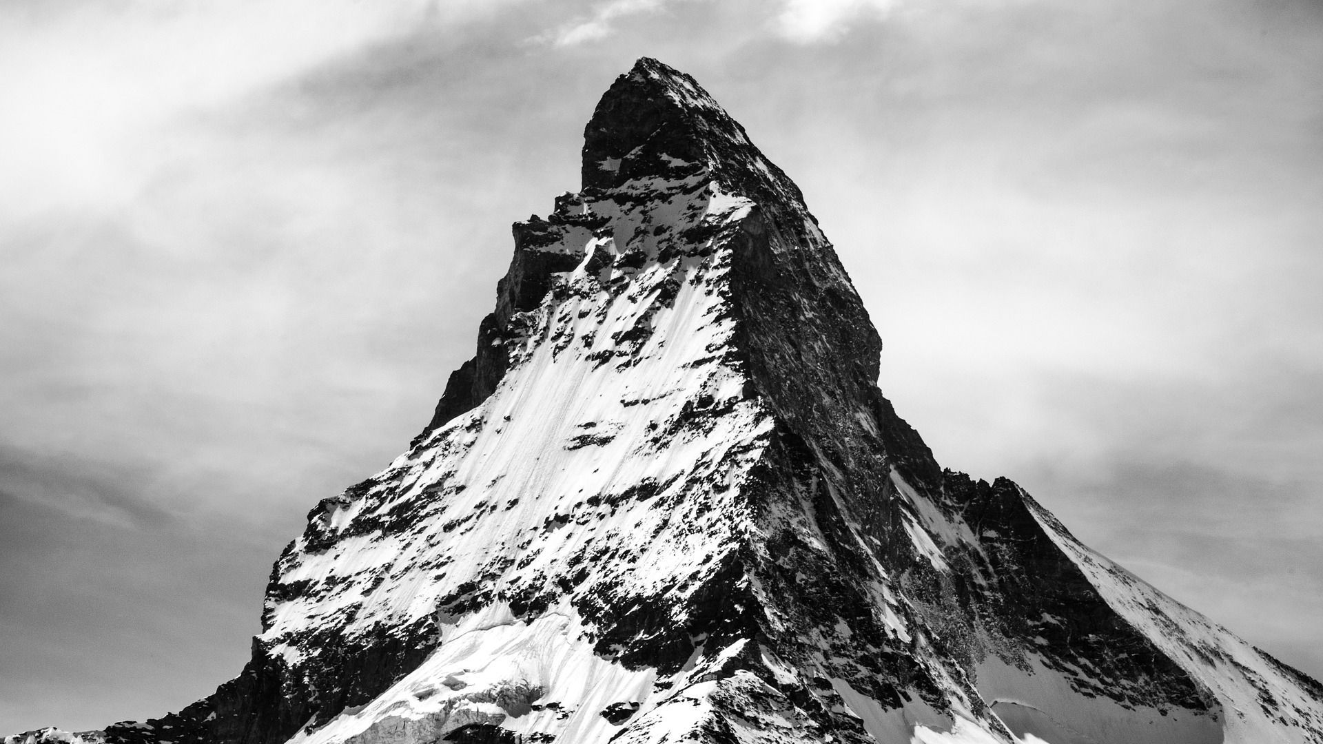 Black and White Mountain Wallpaper Free Black and White Mountain Background