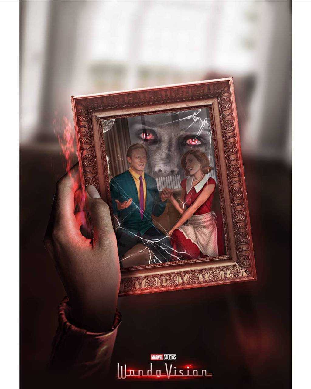 WandaVision Wallpaper iPhone Free HD Wallpaper