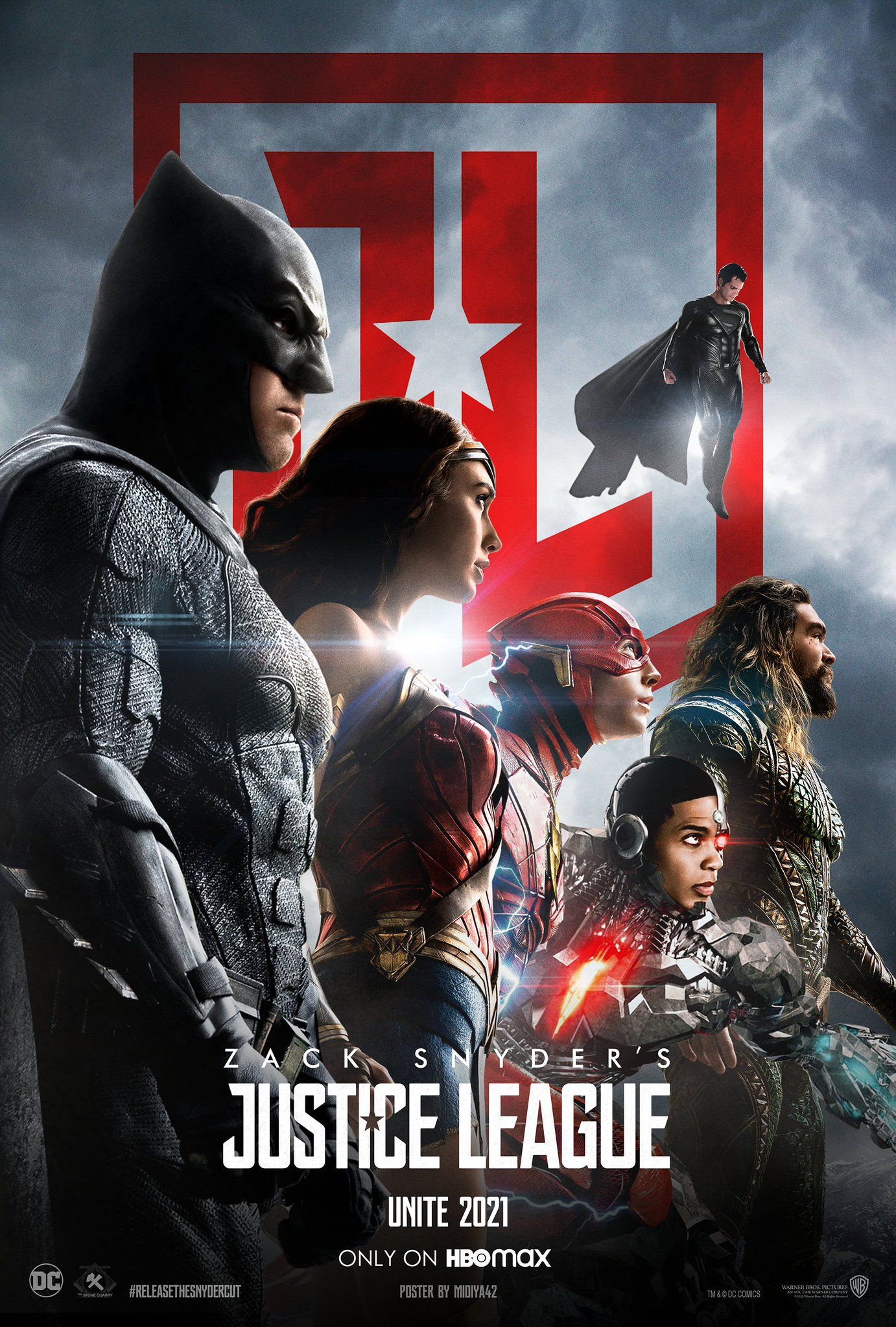 FANMADE: Zack Snyder's Justice League poster by midiya42, DC_Cinematic