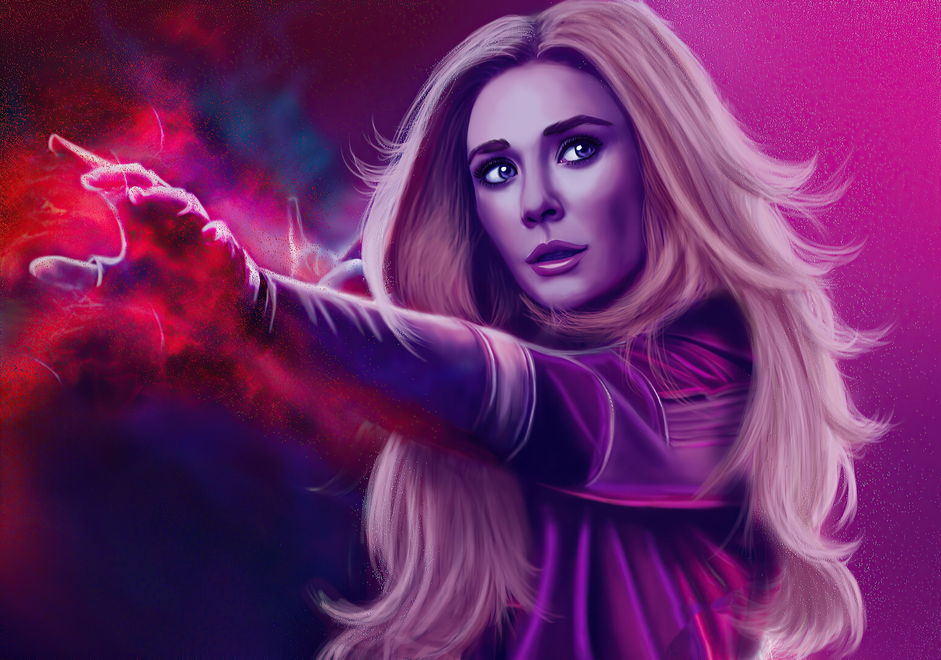 Wanda Maximoff 4k Wallpaper, HD Superheroes Wallpaper, 4k Wallpaper, Image, Background, Photos and Picture
