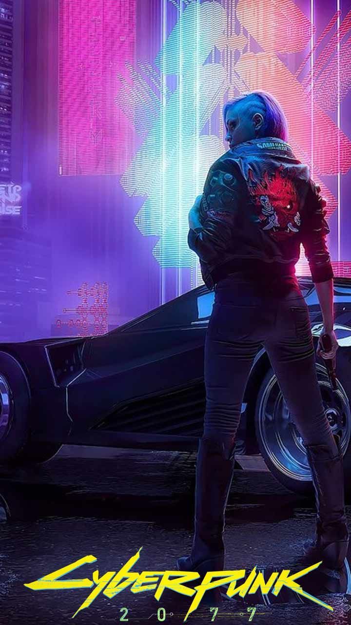 Cyberpunk 2077 wallpaper HD phone background Night city game logo art Poster on iPhone android. Cyberpunk 2077, Cyberpunk, Phone background