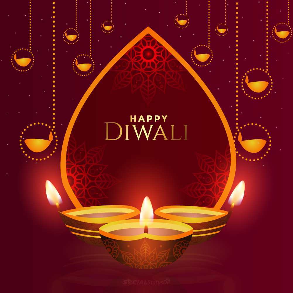 Happy Deepawali Wallpaper for iPhone Desktop  Wishes Quotes