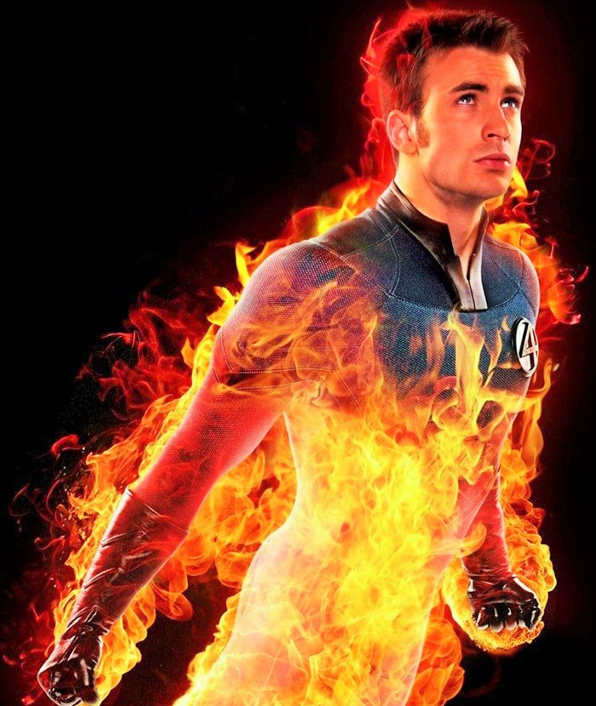 Chris Evans as Human Torch