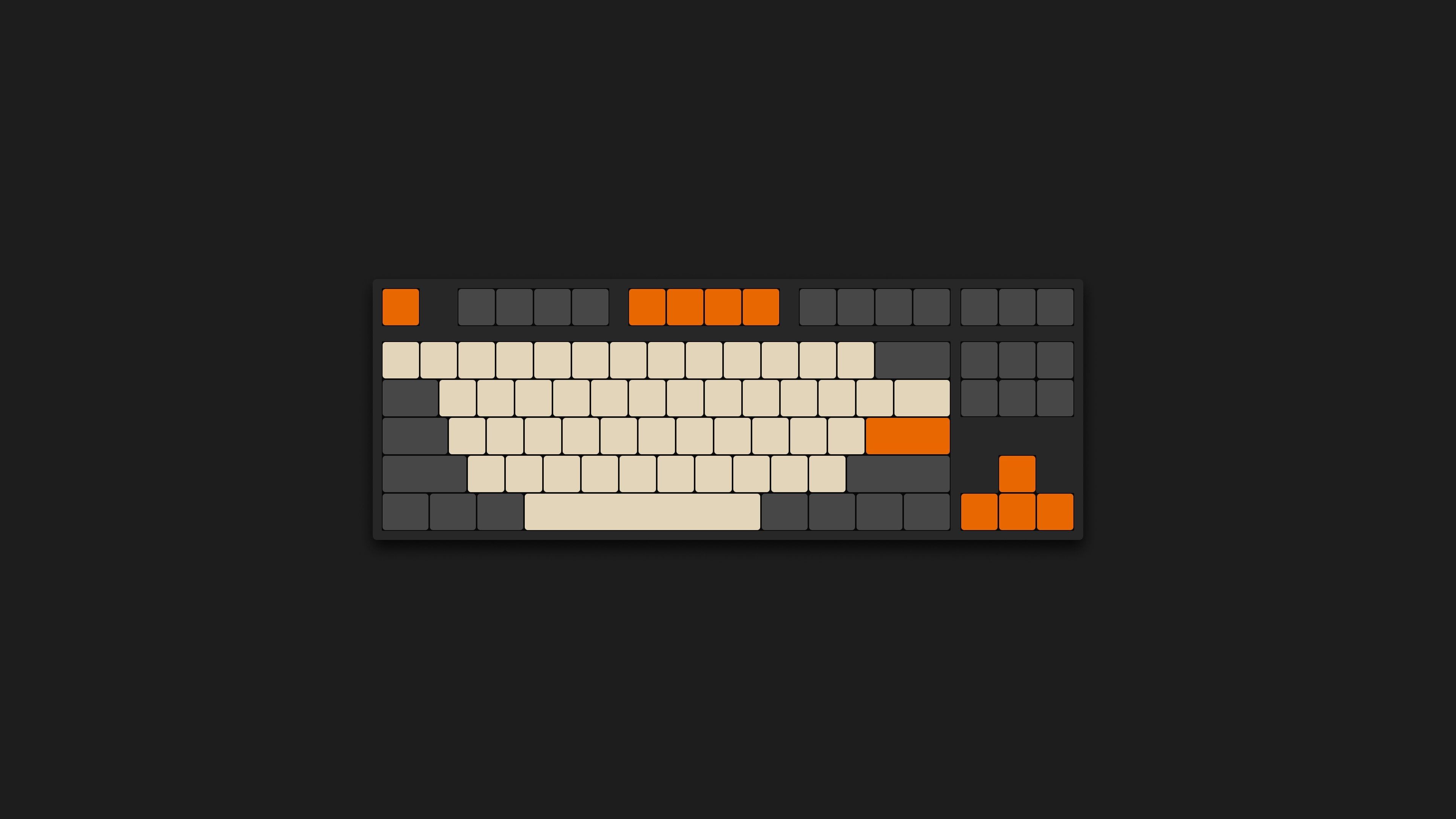 keyboard art 4K Minimal Keyboard Wallpaper (even more this time)