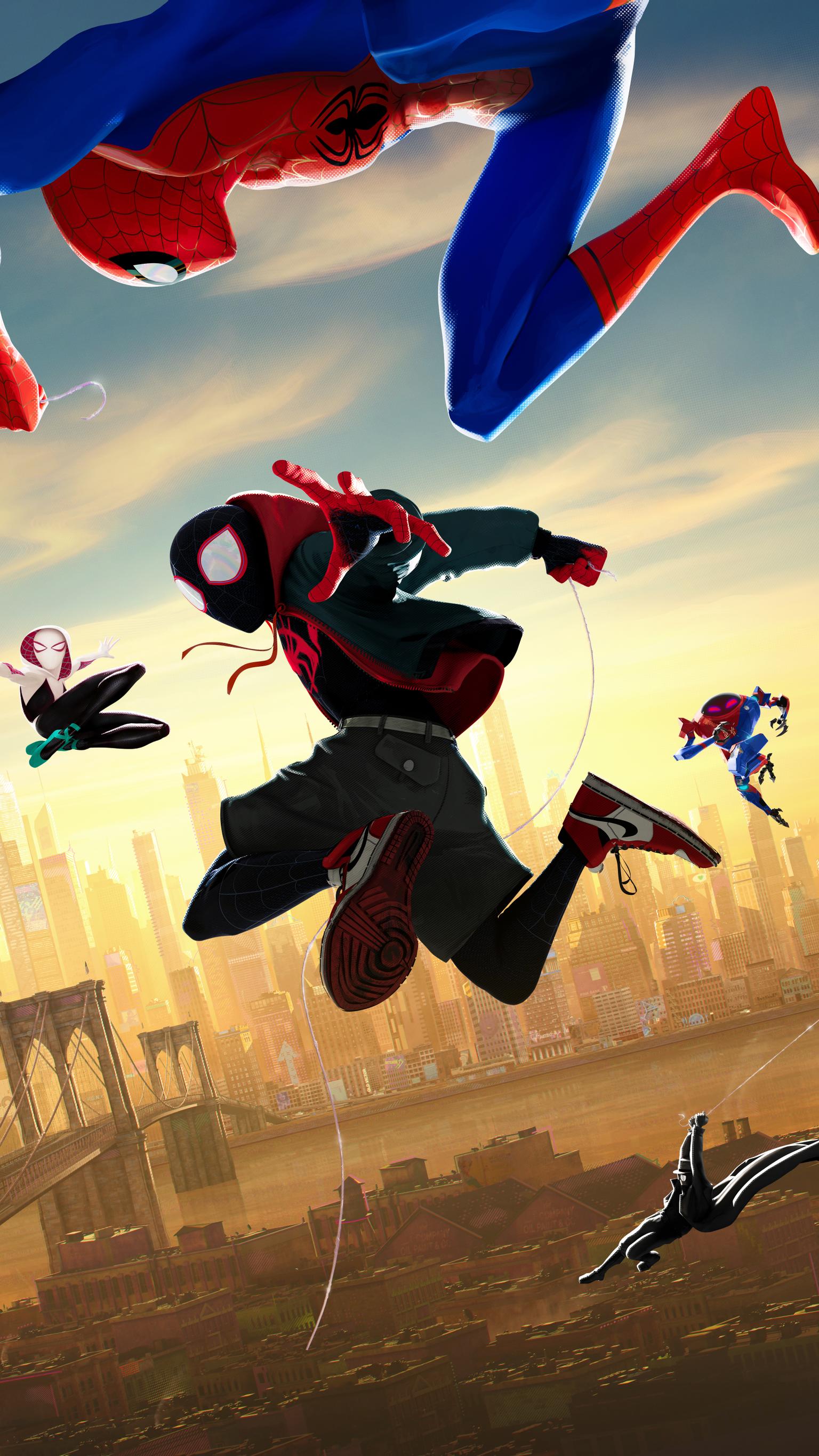 Spider Man: Into The Spider Verse Phone Wallpaper