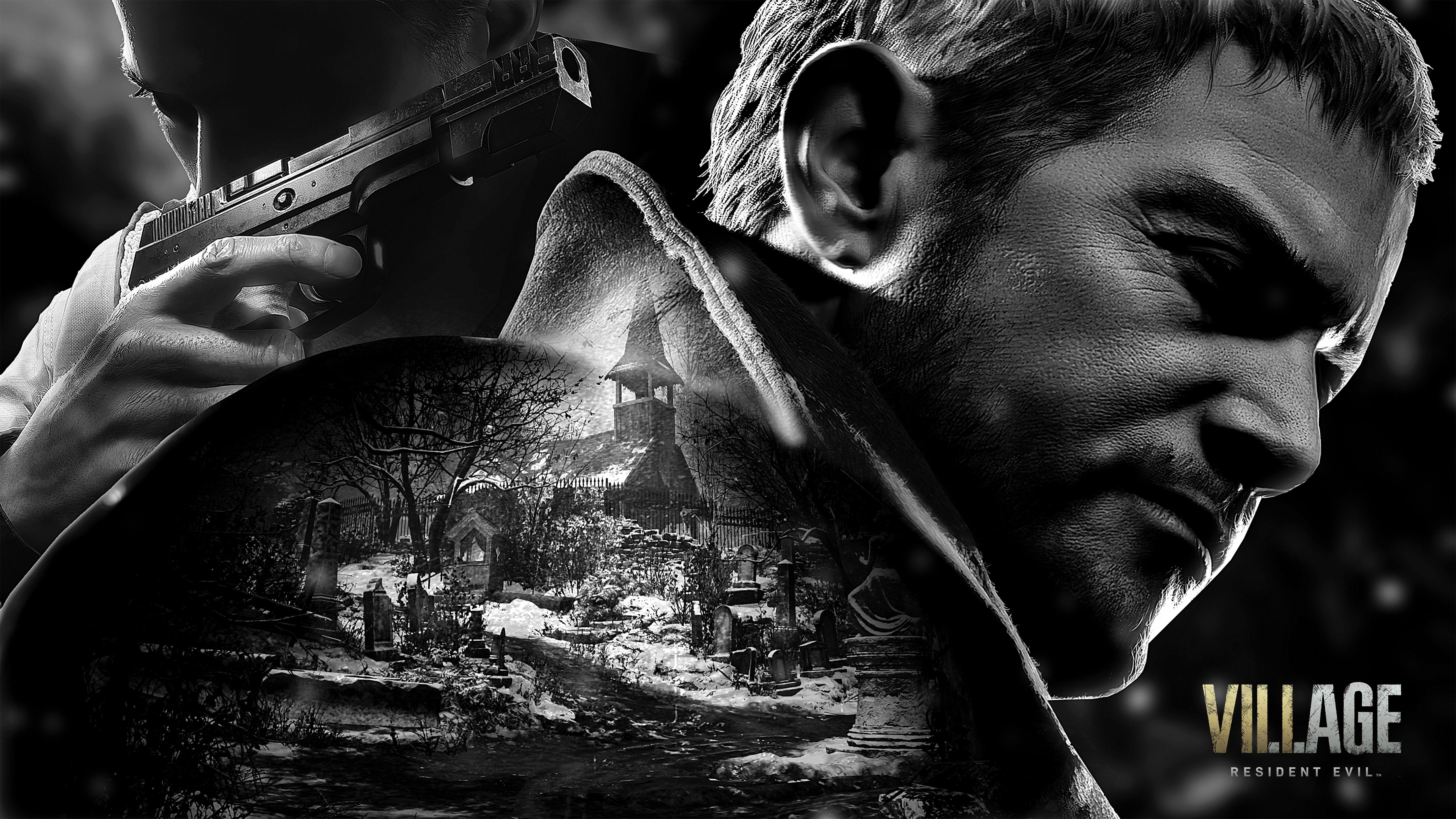 Poster of Resident Evil 8 Village 4K, 5K, 8K, Desktop & Mobile Background Wallpaper