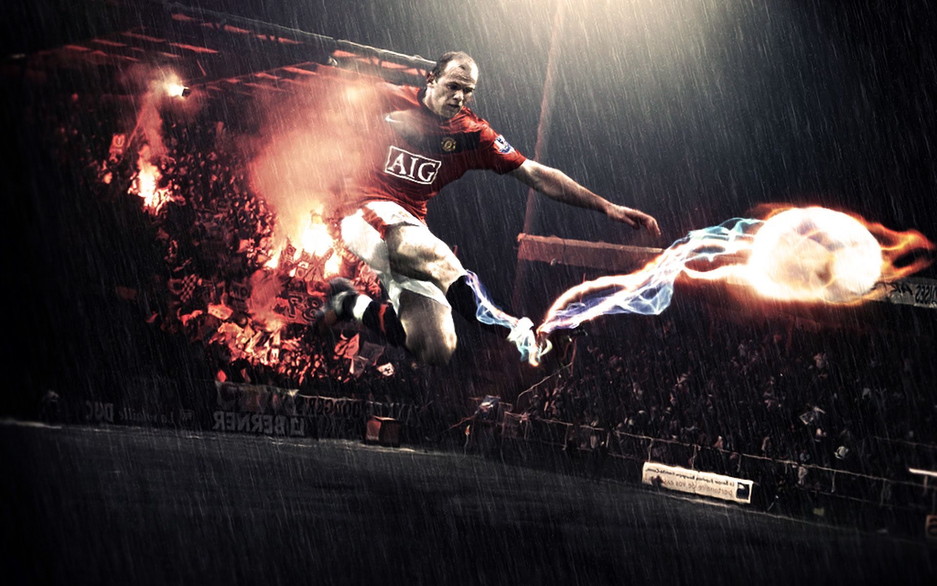 Wayne Rooney 3D wallpaper. Sportsbook, Wayne rooney, Manchester united wallpaper