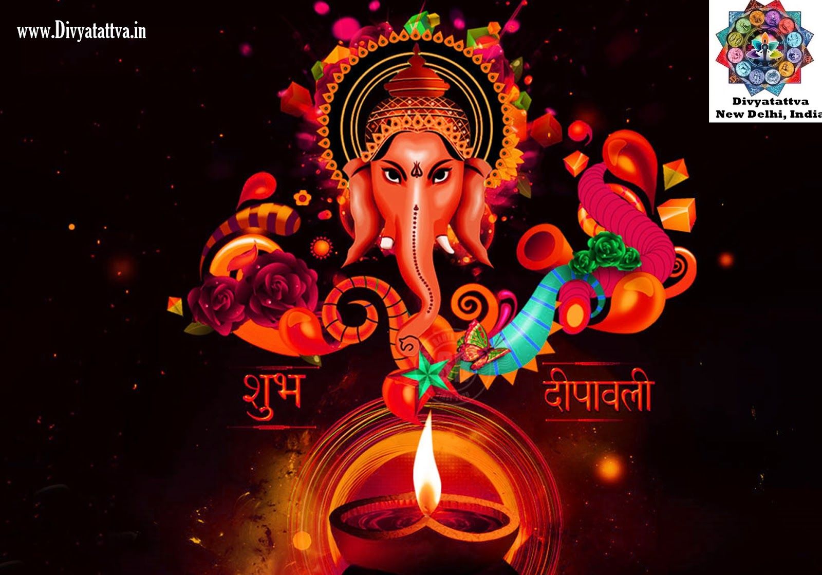 Happy Diwali Goddess Luxmi HD Wallpaper Lord Ganesha Image Free Download