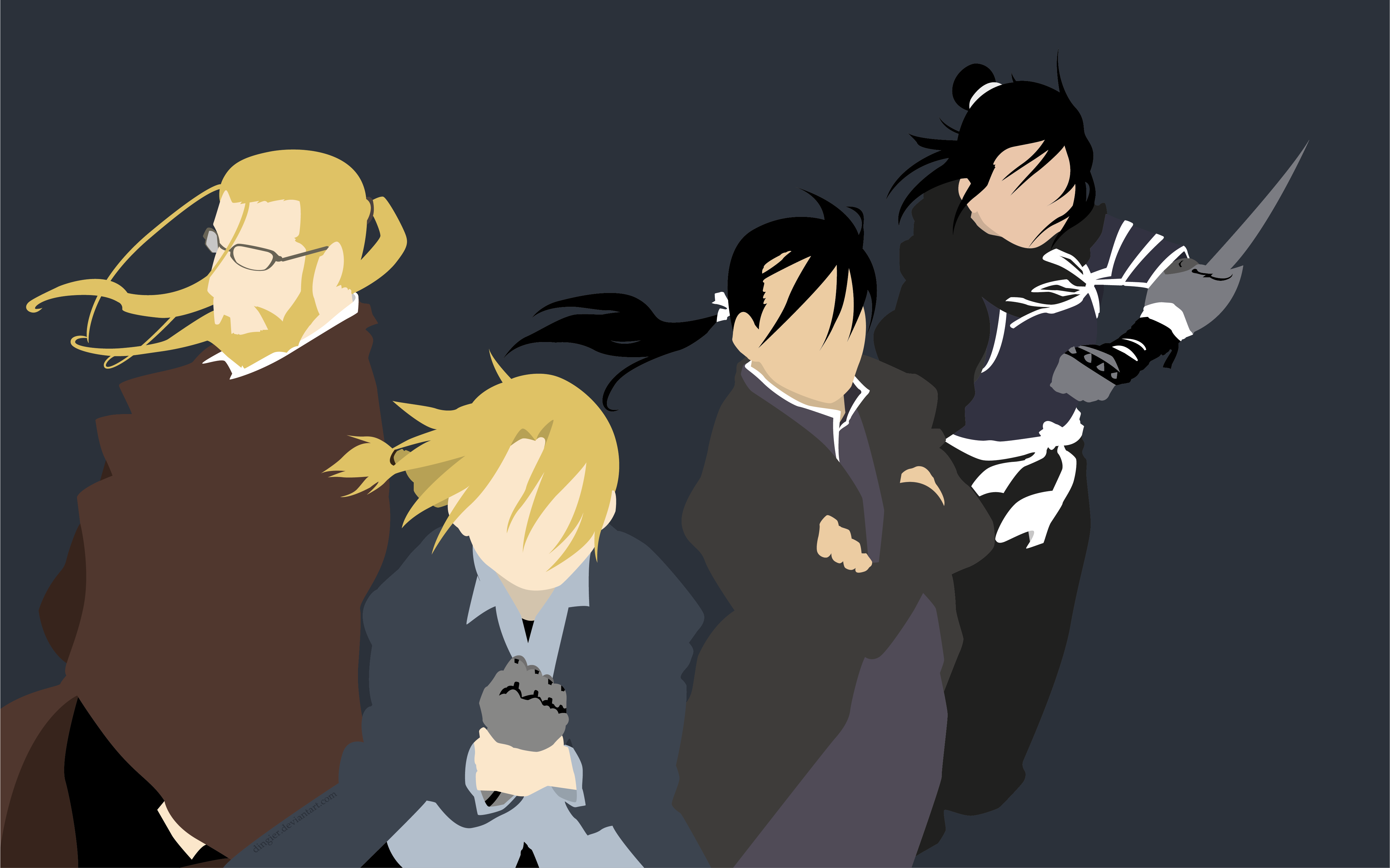 Fullmetal Alchemist Brotherhood Ling And Lan Fan
