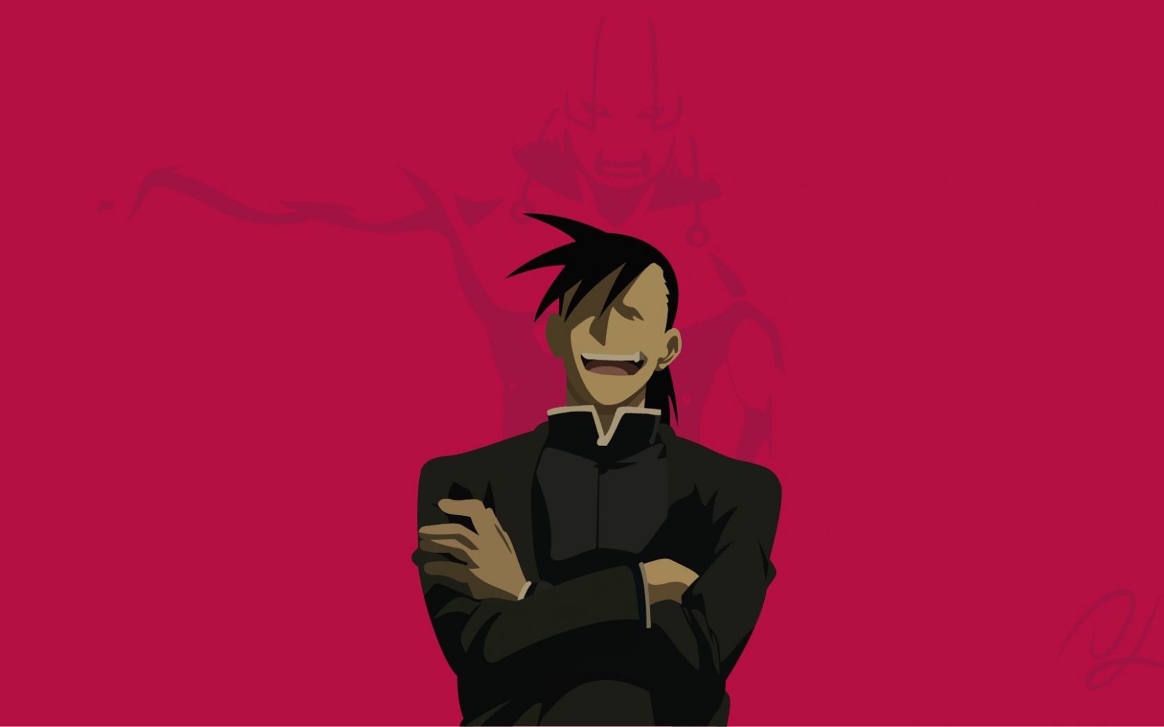 Desktop Wallpaper Ling Yao, Fullmetal Alchemist: Brotherhood, Anime Boy, Laugh, HD Image, Picture, Background, F0d5f4