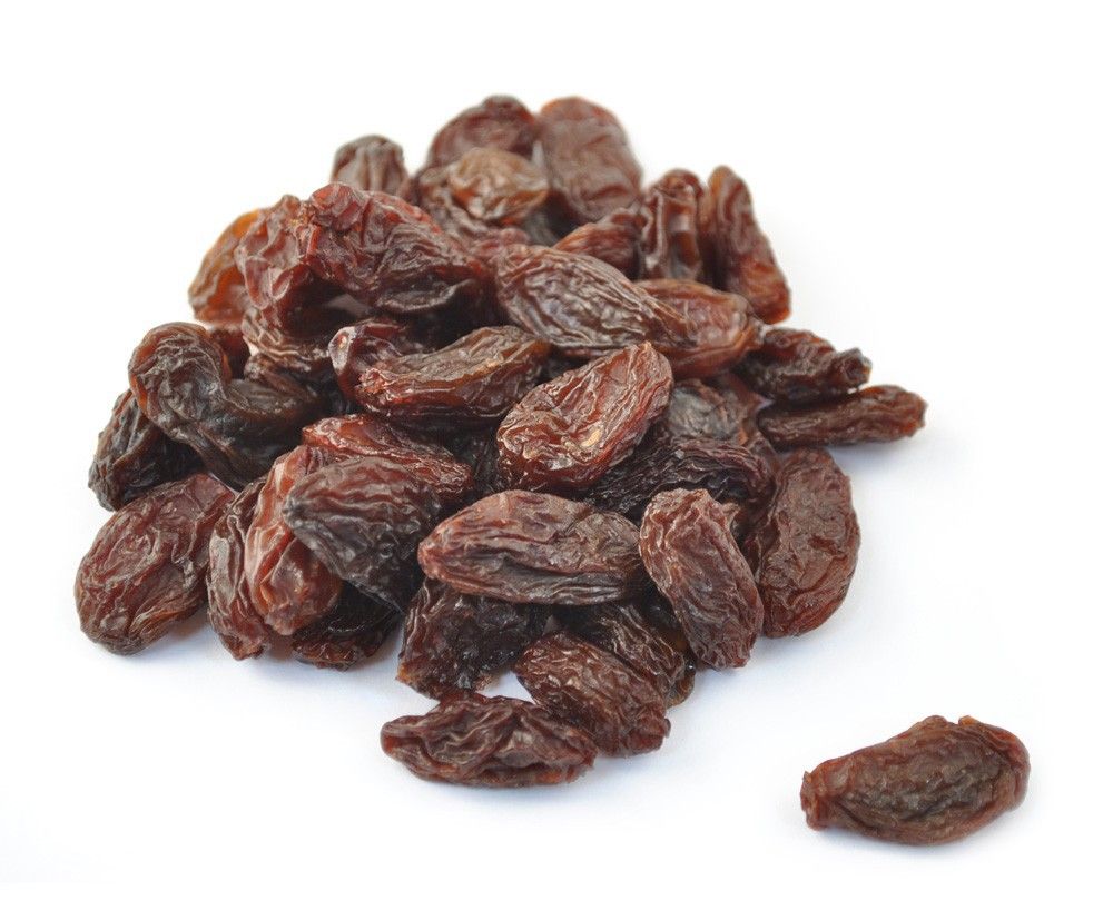 Raisins White Background Image