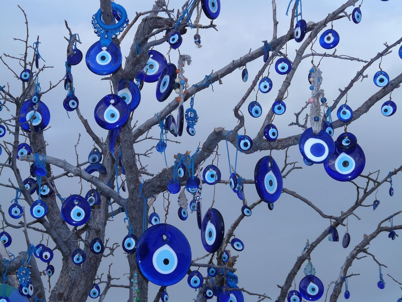 Nazar Amulet Tree. Evil eye art, Amulet, Eye art