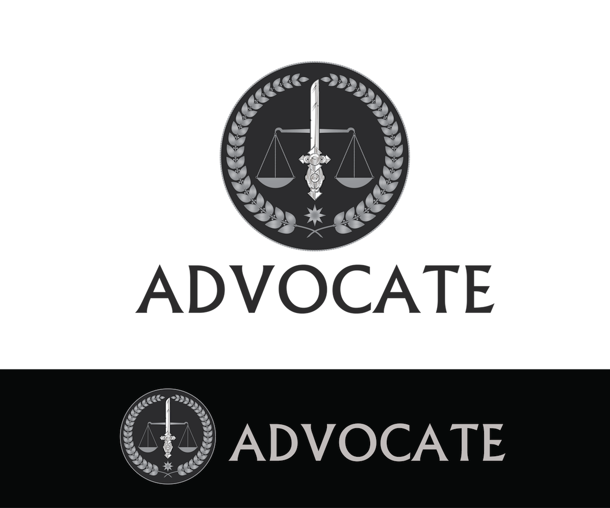 Advocate emblem. Mandala design art, Advocate, Logo design